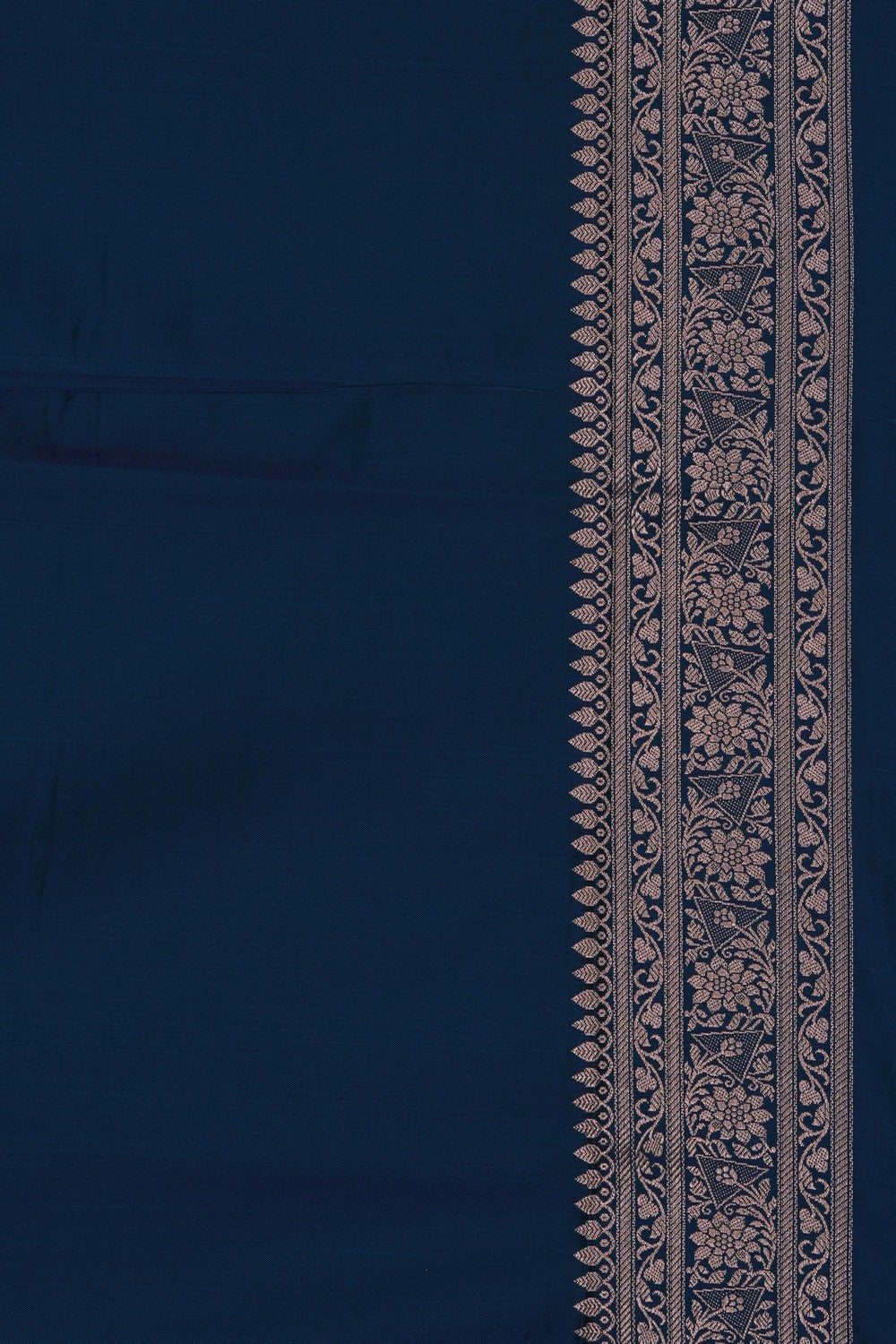 Image of Banarasi Satin Silk Blue Saree