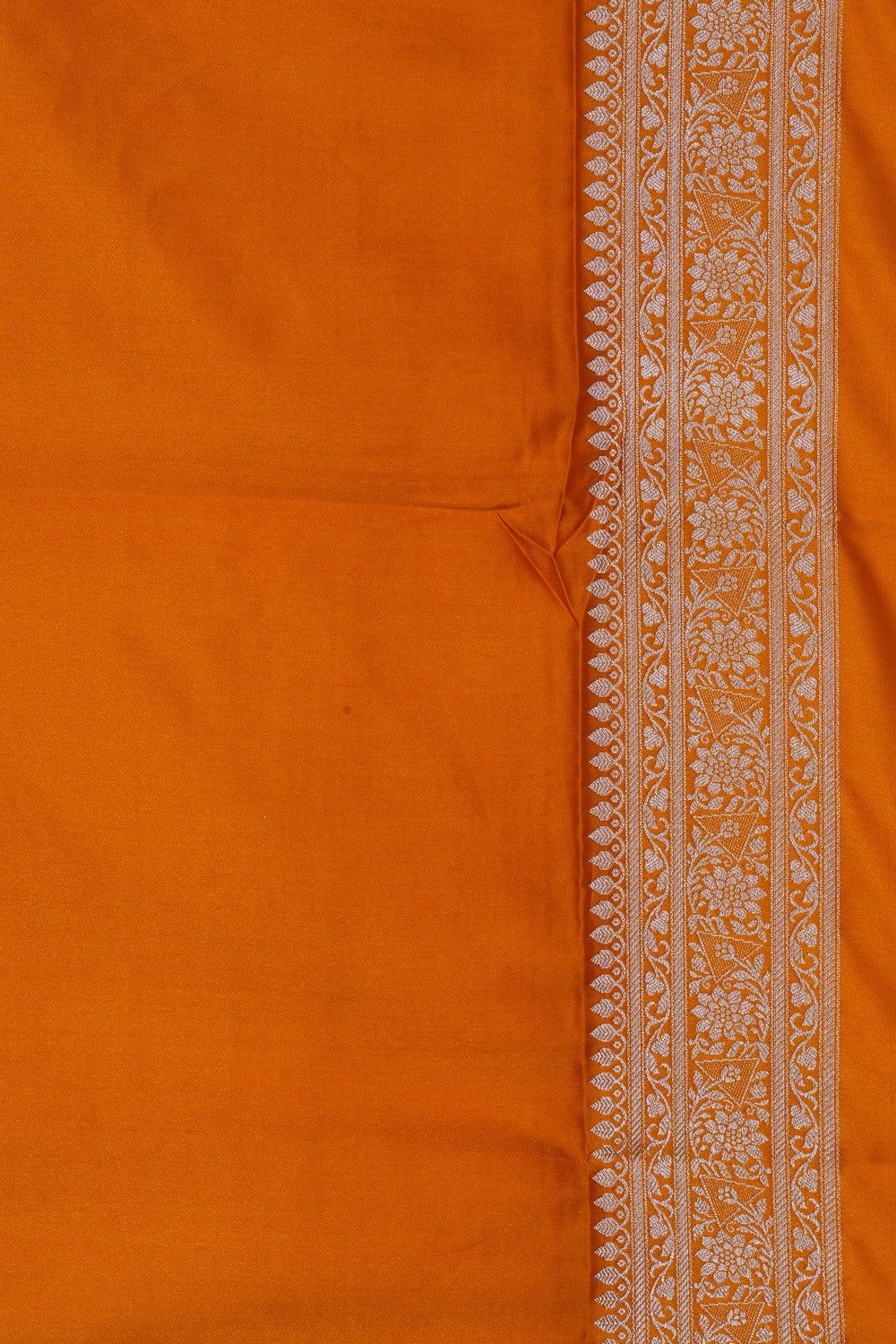 Image of Banarasi Satin Silk Mustard Saree