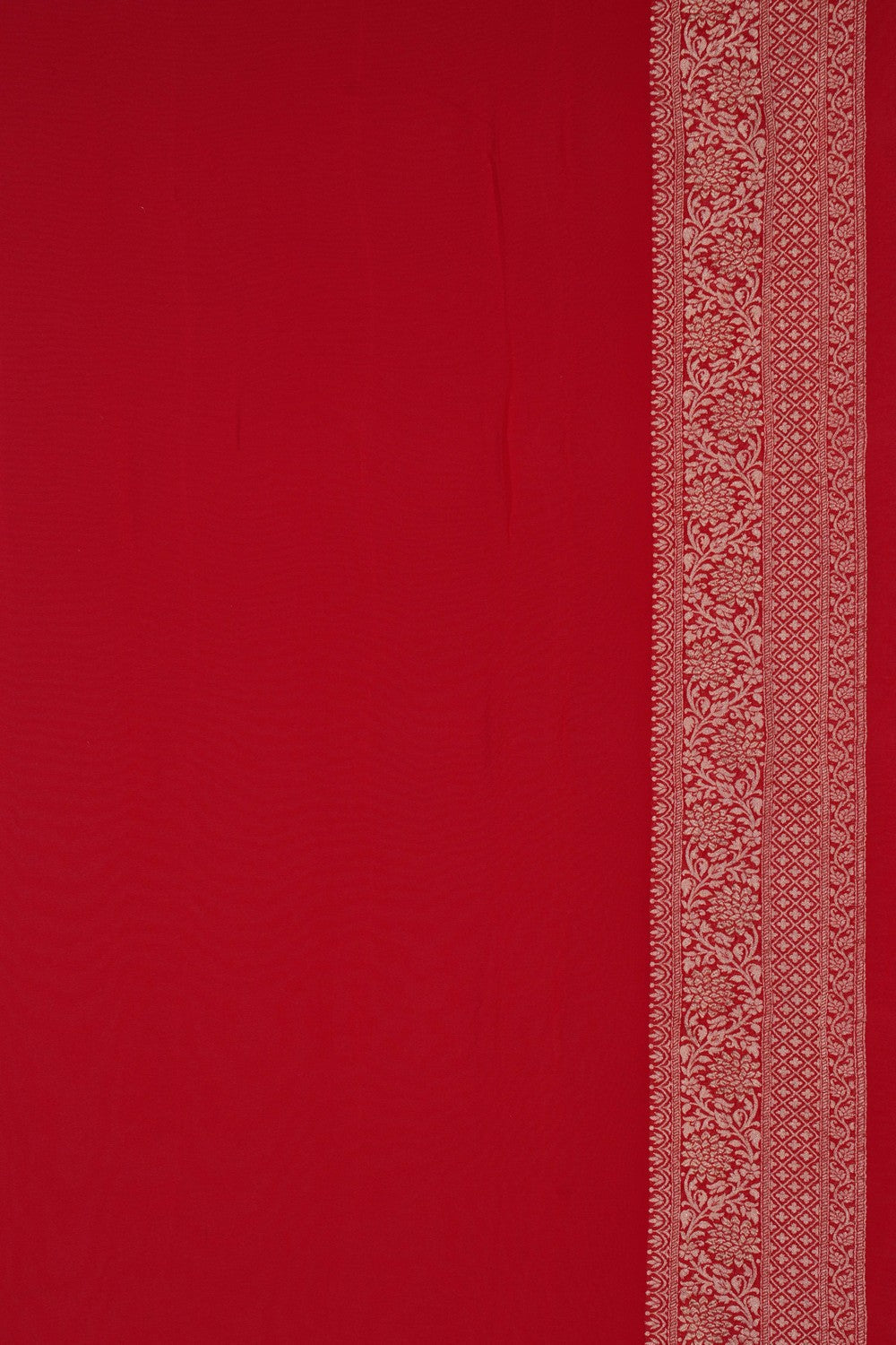 Image of Banarasi Georgette Red Saree
