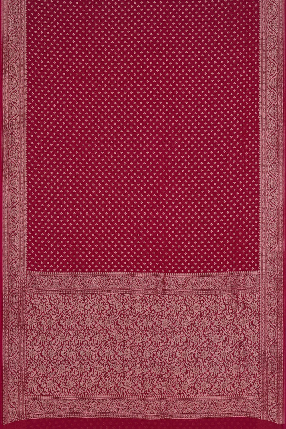 Image of Banarasi Georgette Pink Saree
