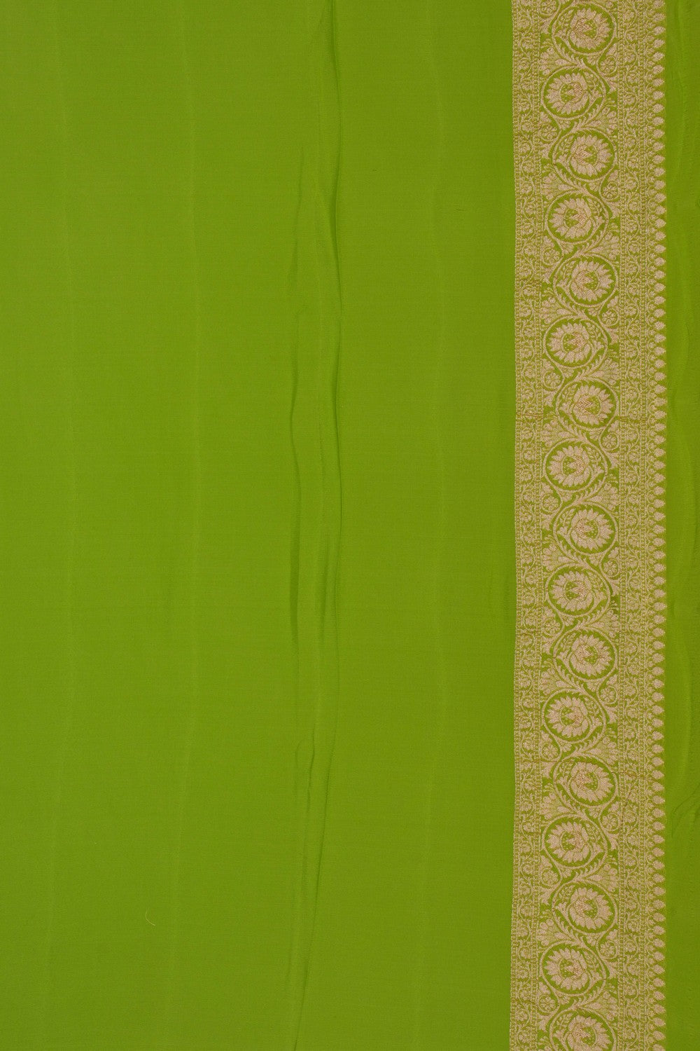 Image of Banarasi Georgette Green Saree