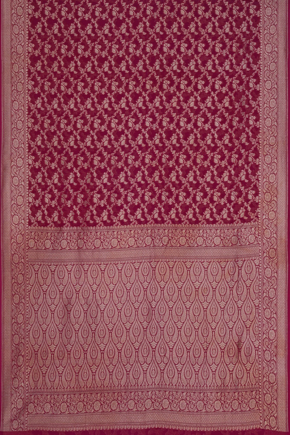 Image of Banarasi Georgette Pink Saree