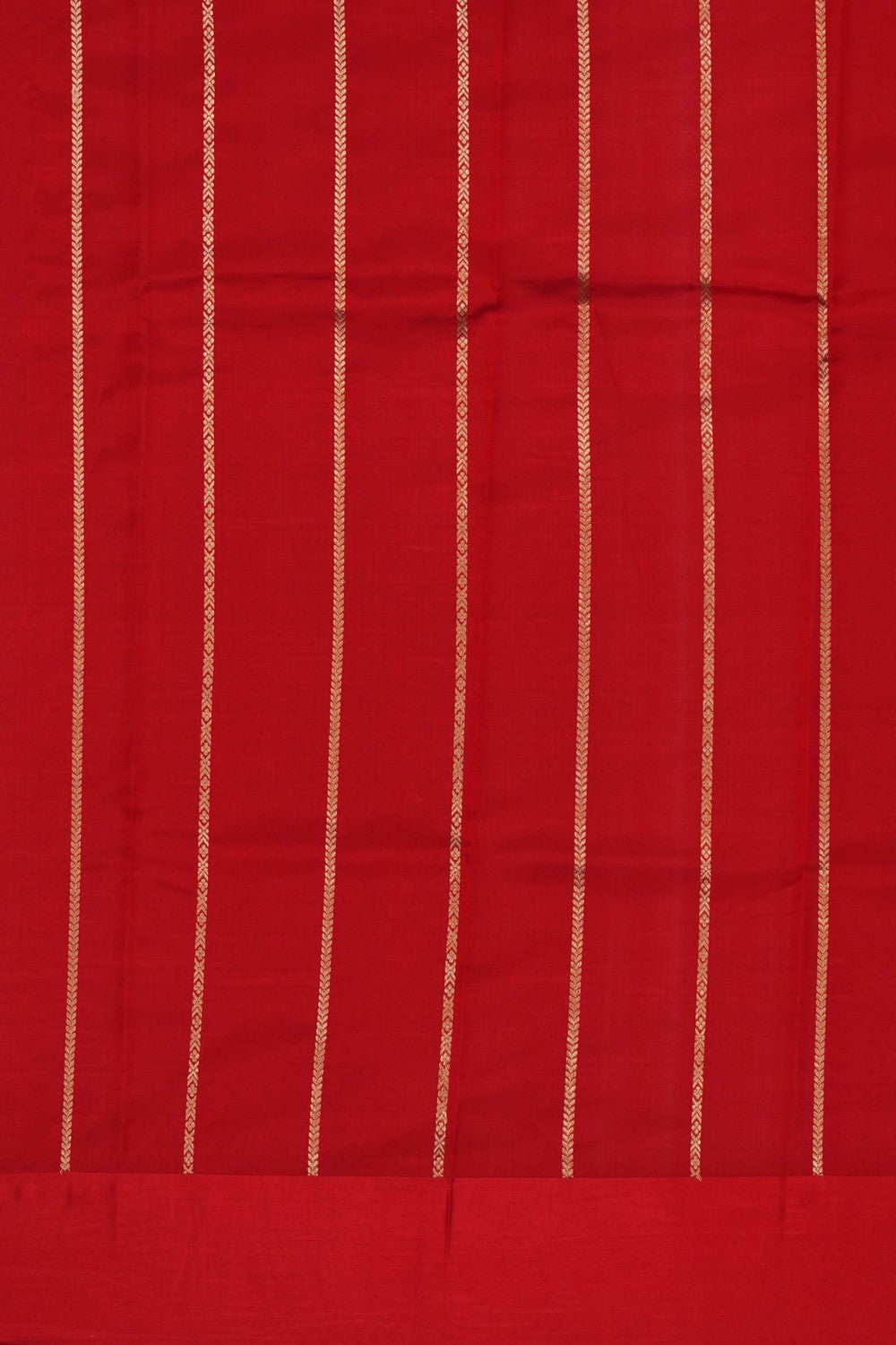 Image of Banarasi Silk Red Saree