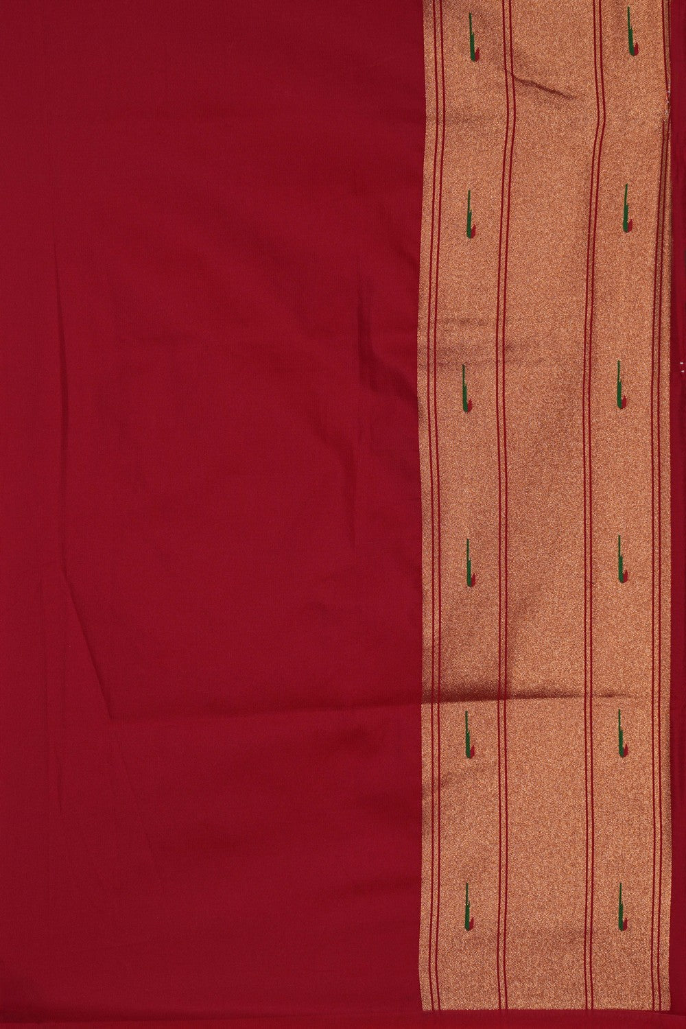 Image of Banarasi Silk Green Saree