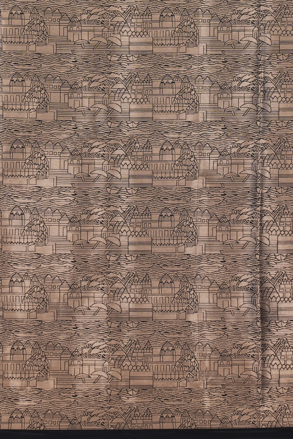 Image of Banarasi Silk Black Saree