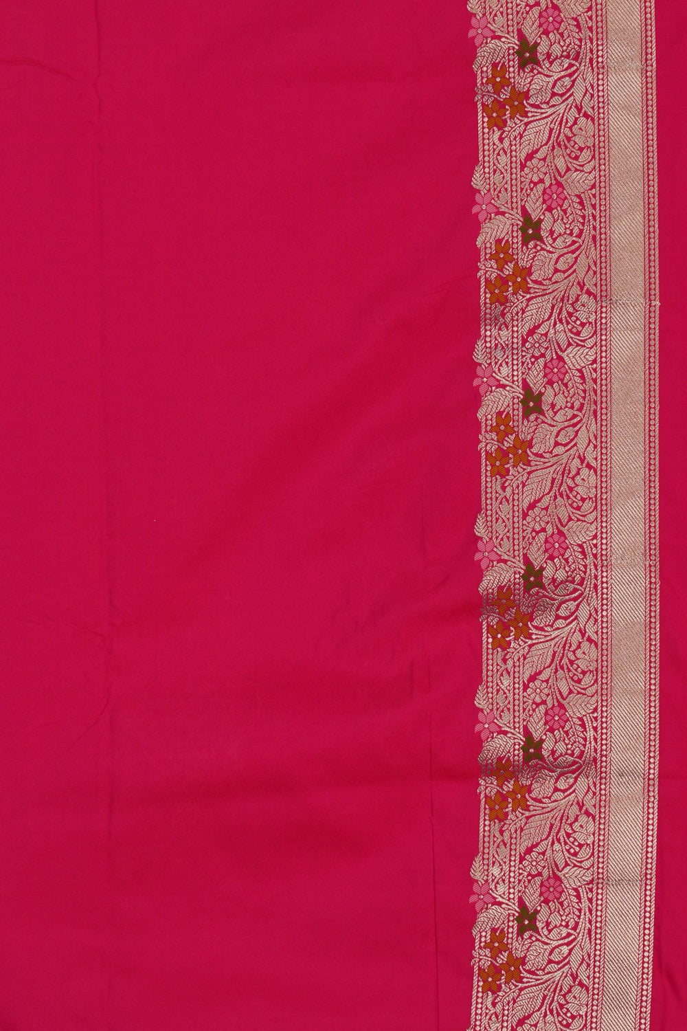 Image of Banarasi Brocade Silk Pink Saree