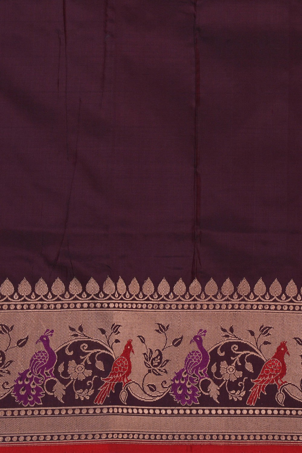 Image of Banarasi Silk Brown Saree
