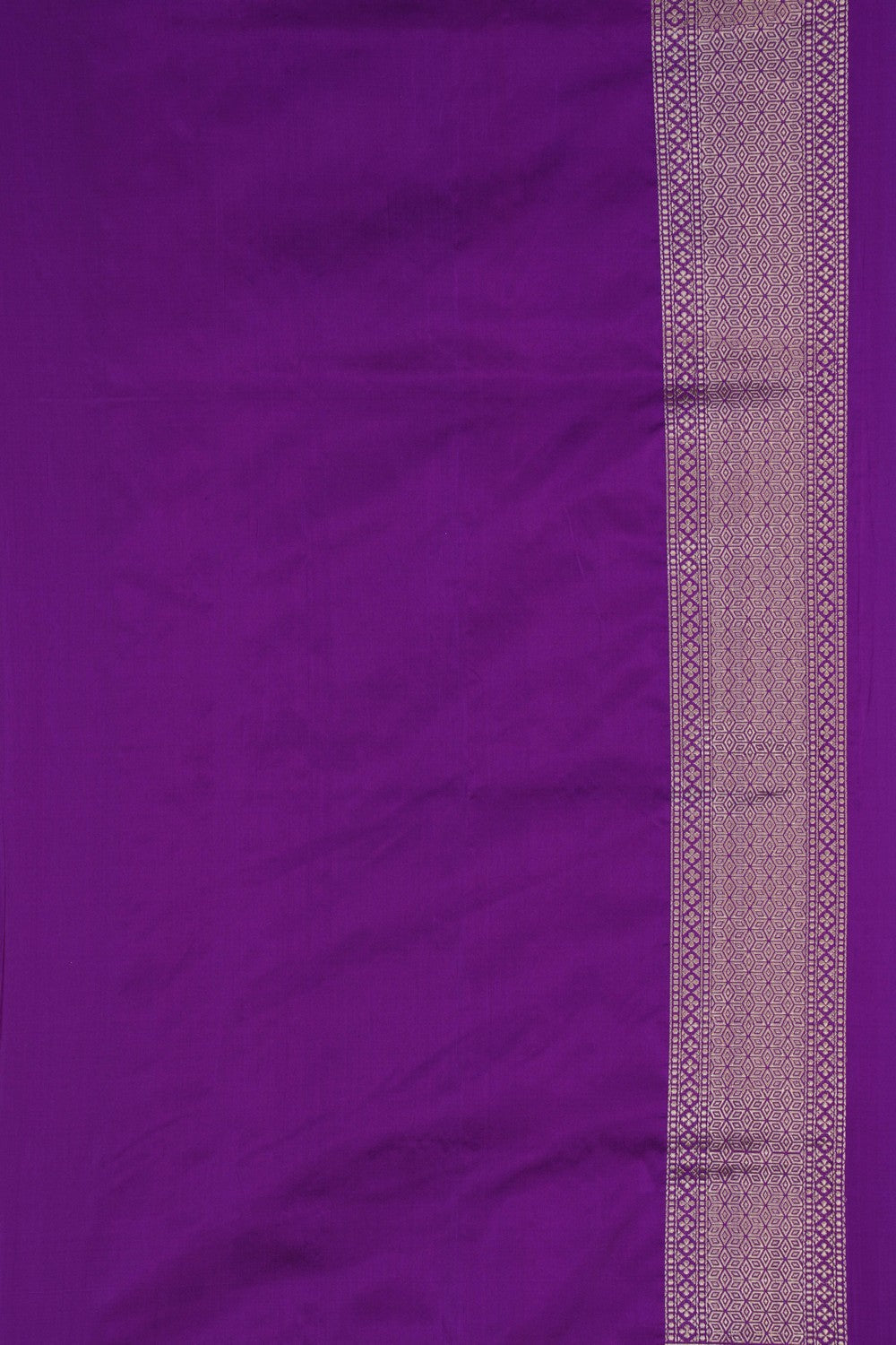 Image of Banarasi Brocade Silk Purple Saree