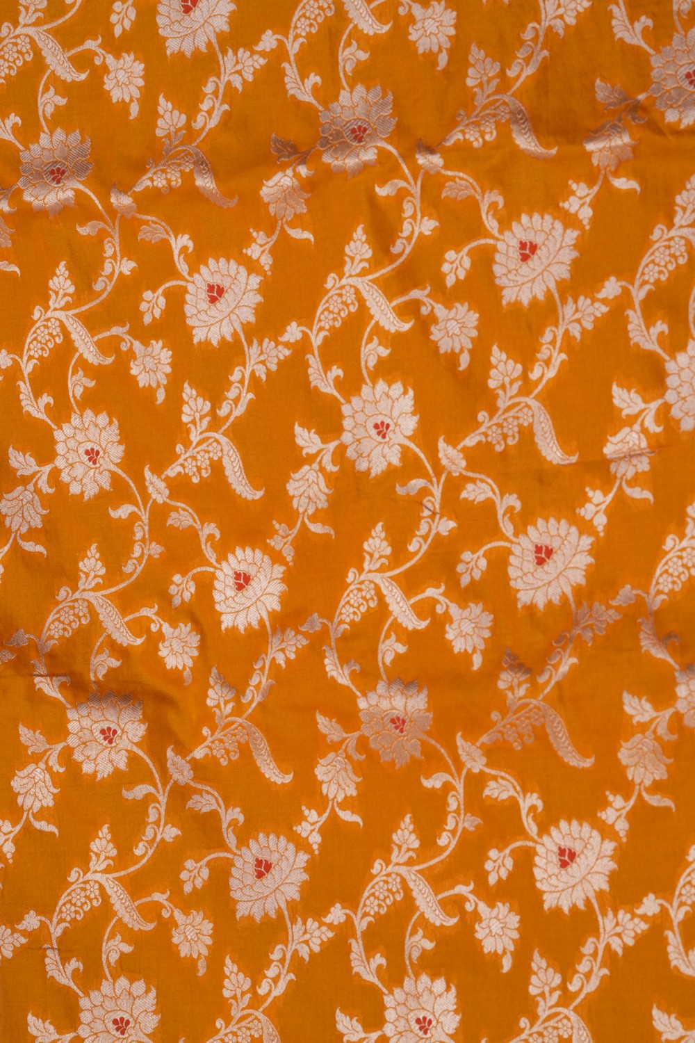 Image of Banarasi Silk Mustard Saree