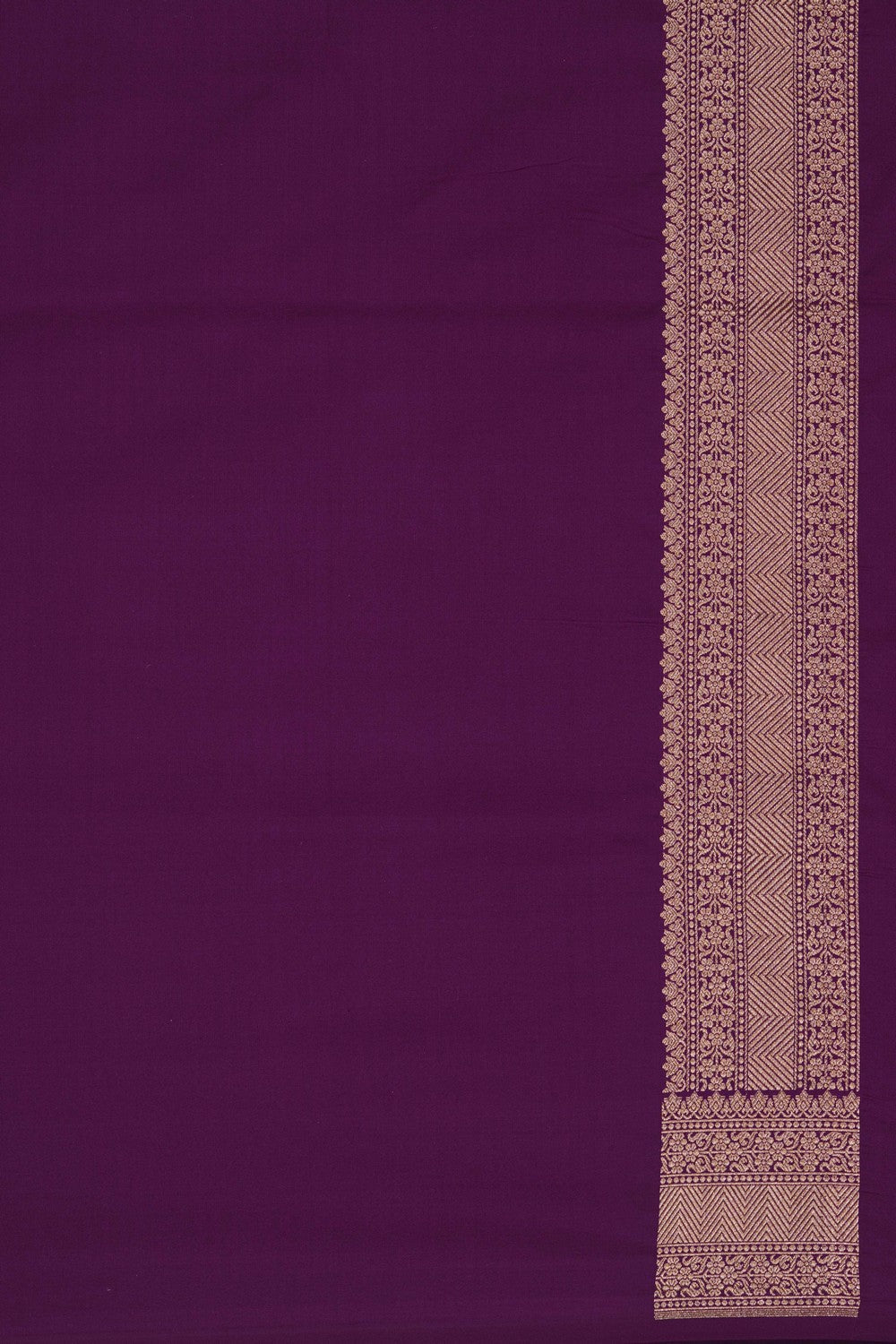 Image of Banarasi Silk Purple Saree