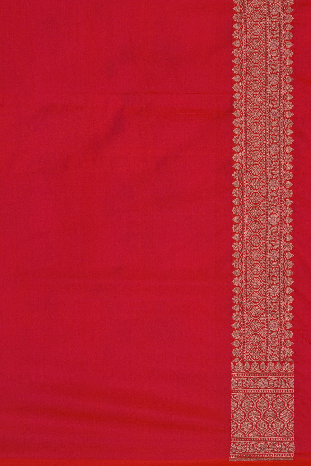Image of Banarasi Silk Orange Saree