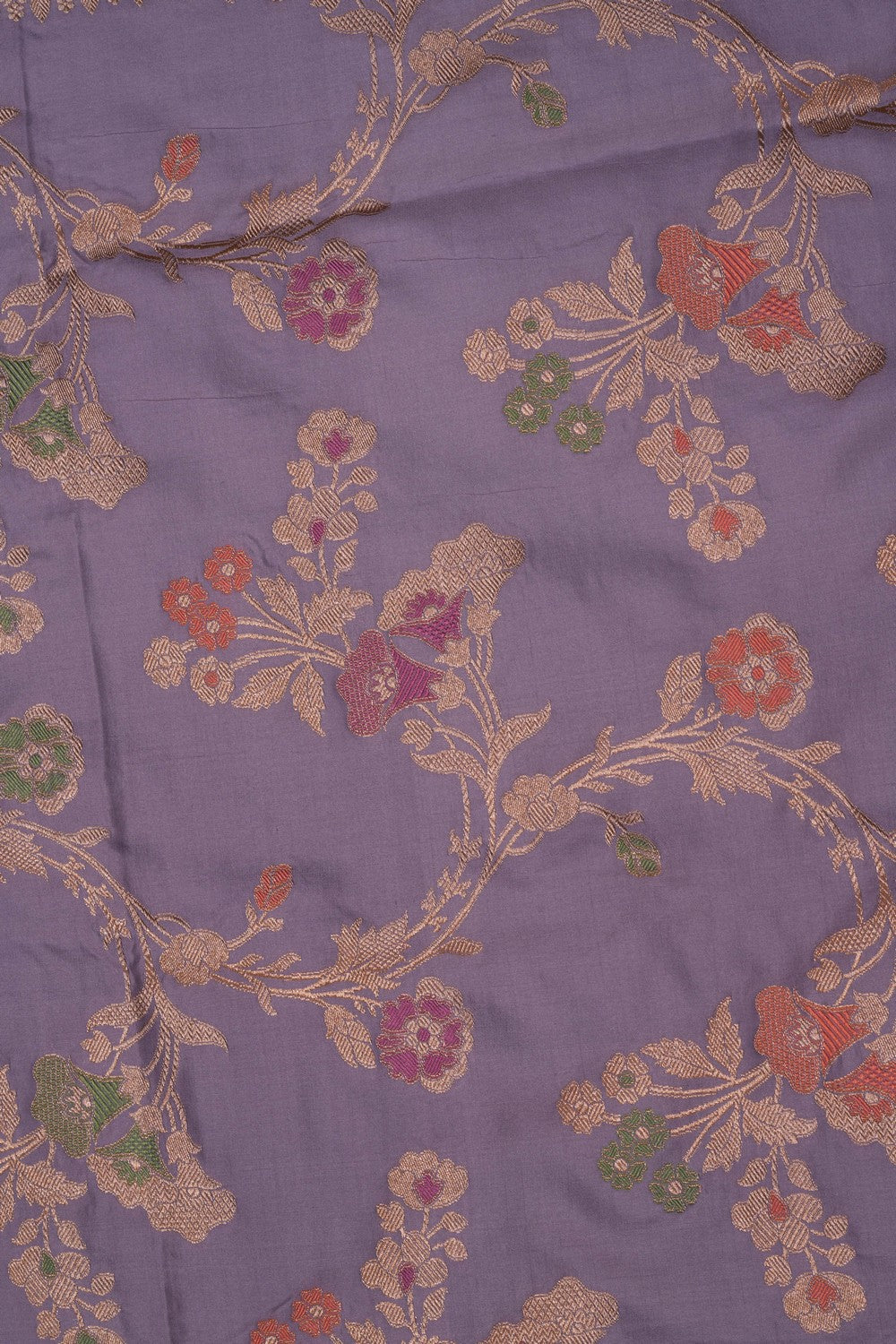 Image of Banarasi Silk Purple Saree