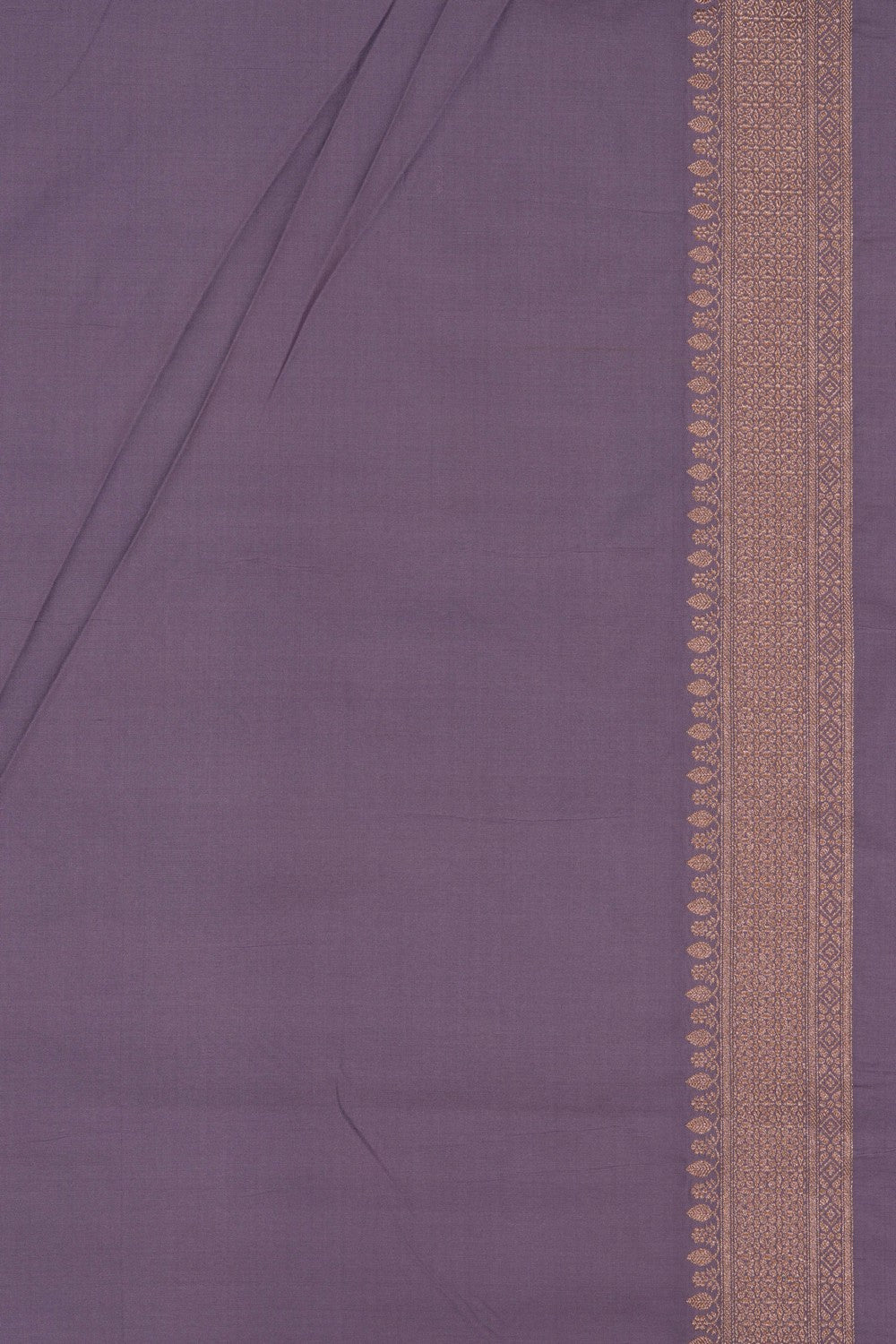 Image of Banarasi Silk Purple Saree