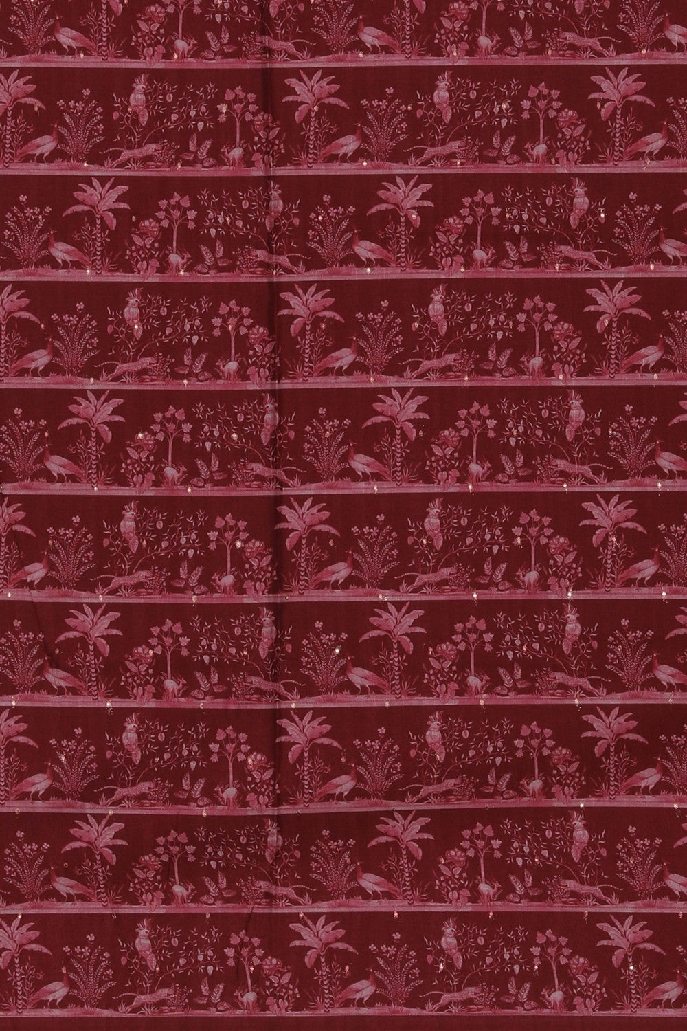 Image of Tussar Silk Embroidery Saree