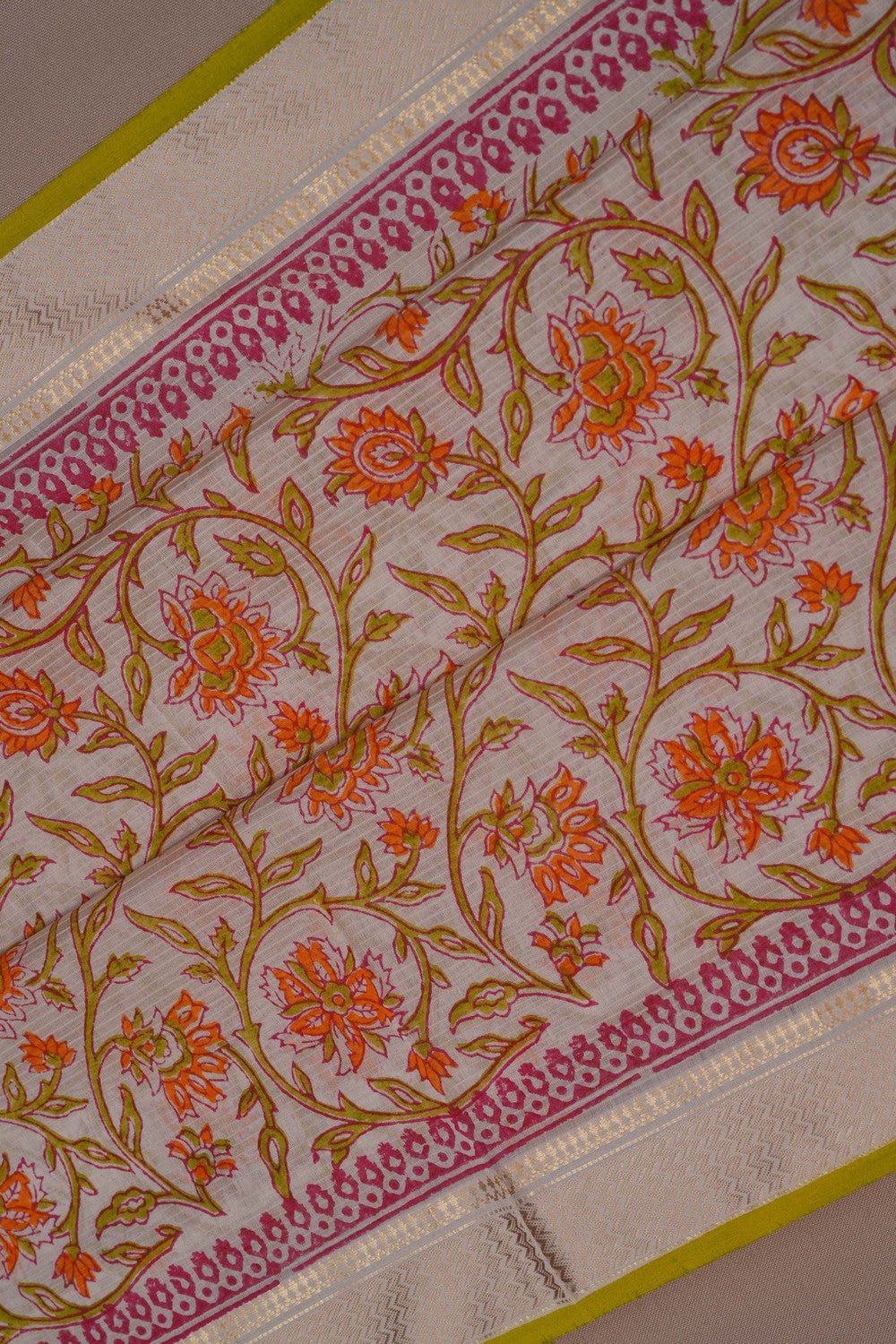 Image of Maheshwari Cotton Silk Saree