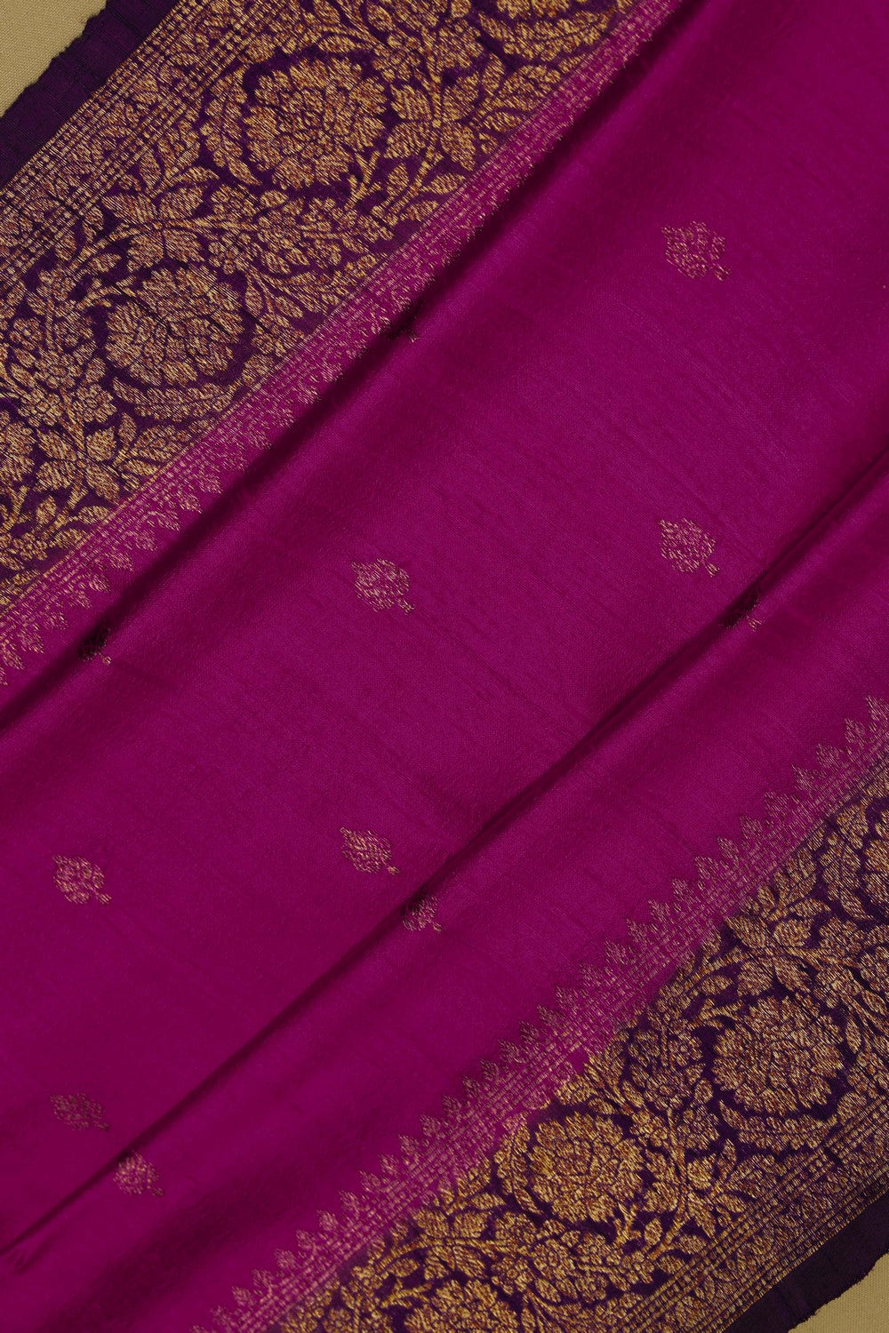 Image of Banarasi Dupion Silk Pink Saree