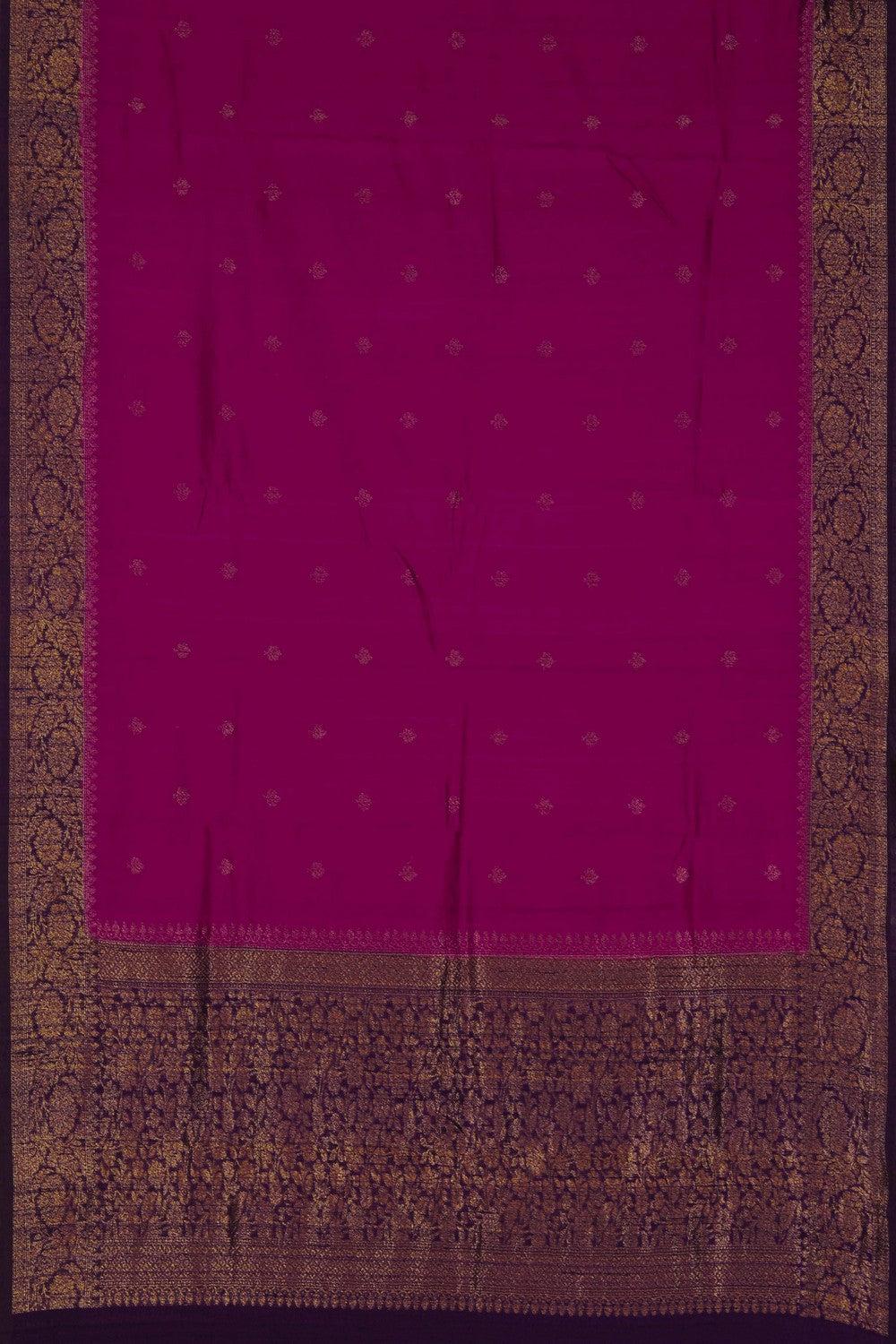 Image of Banarasi Dupion Silk Pink Saree