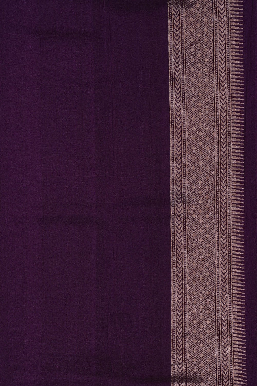 Image of Banarasi Georgette Purple Saree
