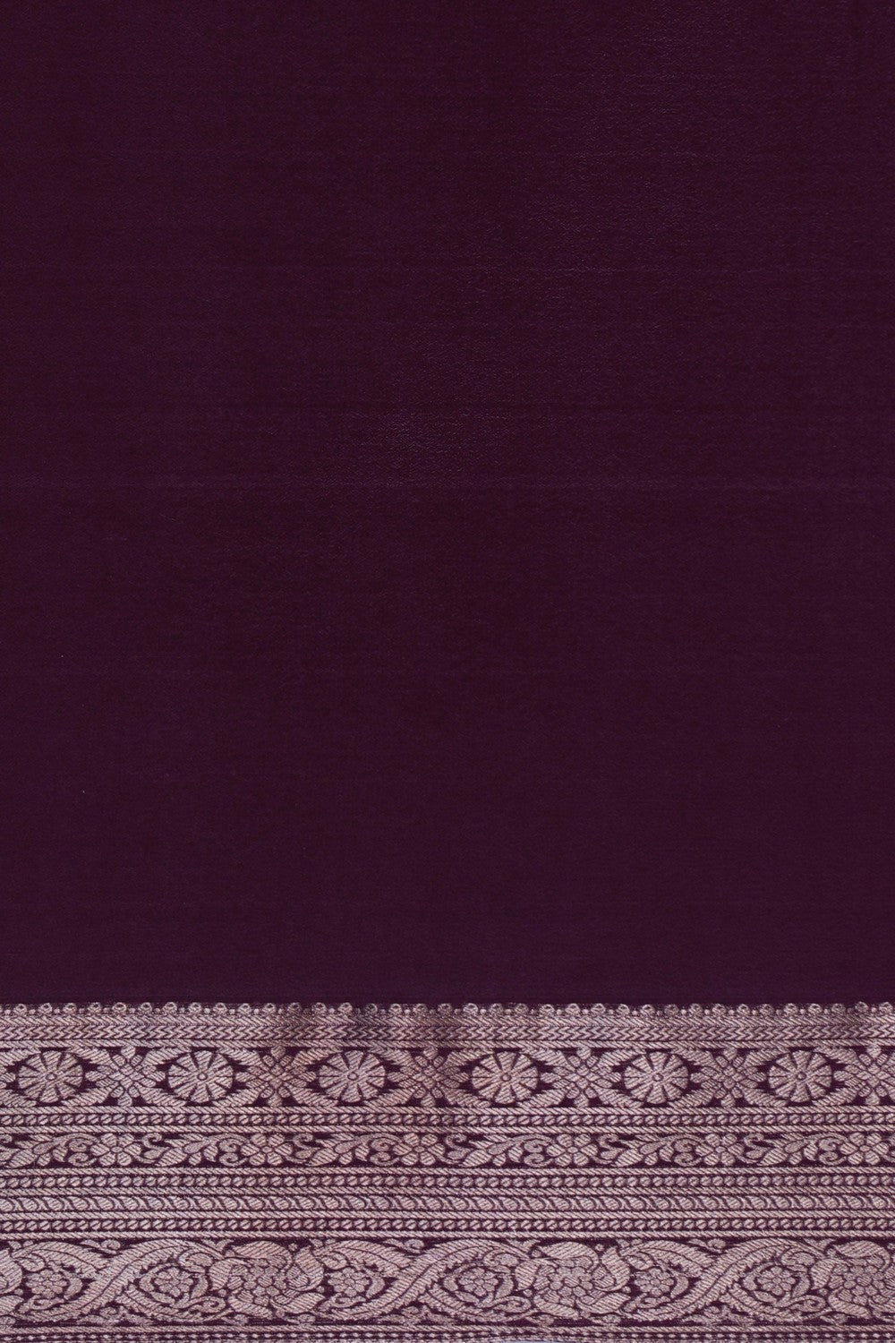 Image of Banarasi Crepe Violet Saree
