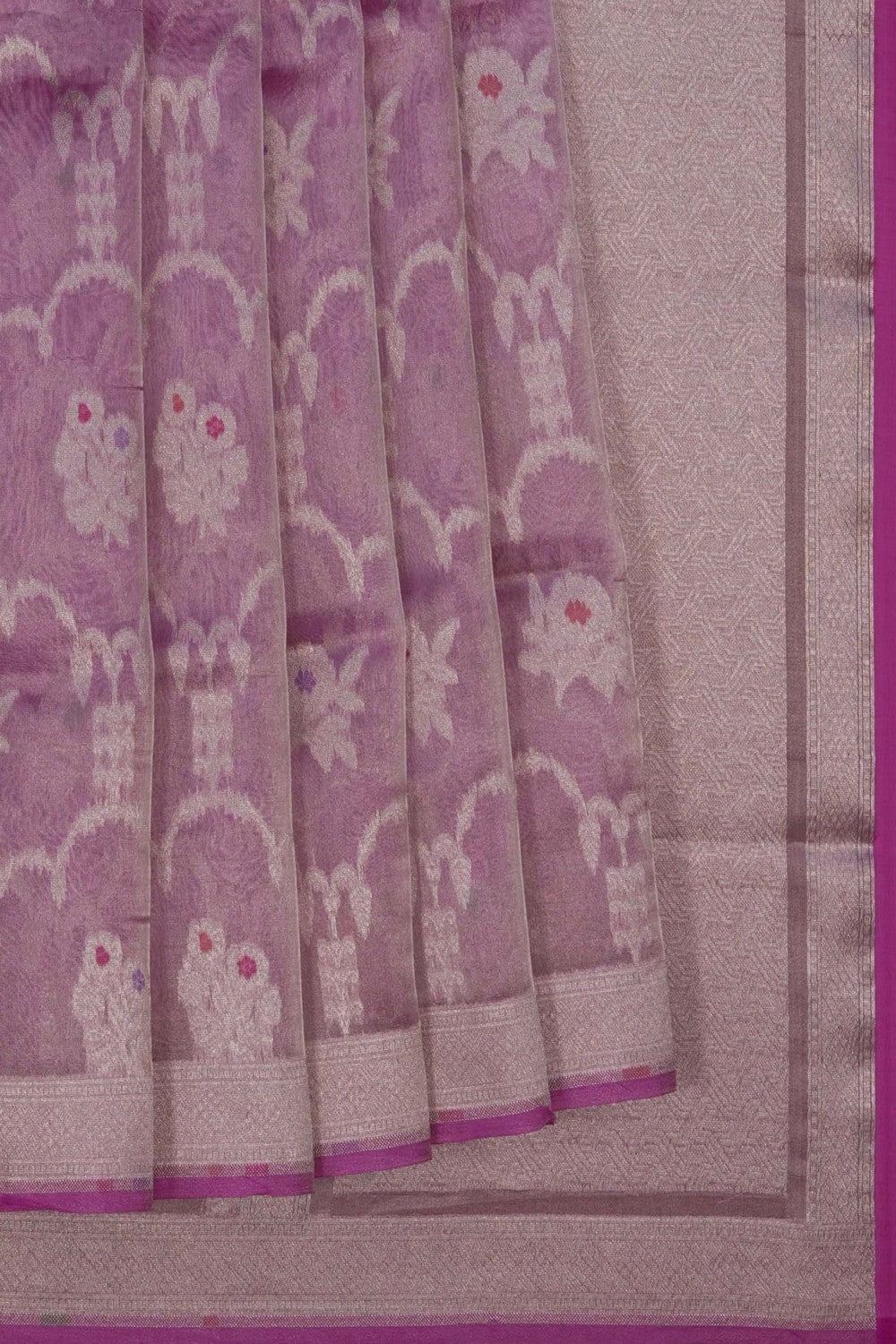 Image of Banarasi Tissue-Kora Saree