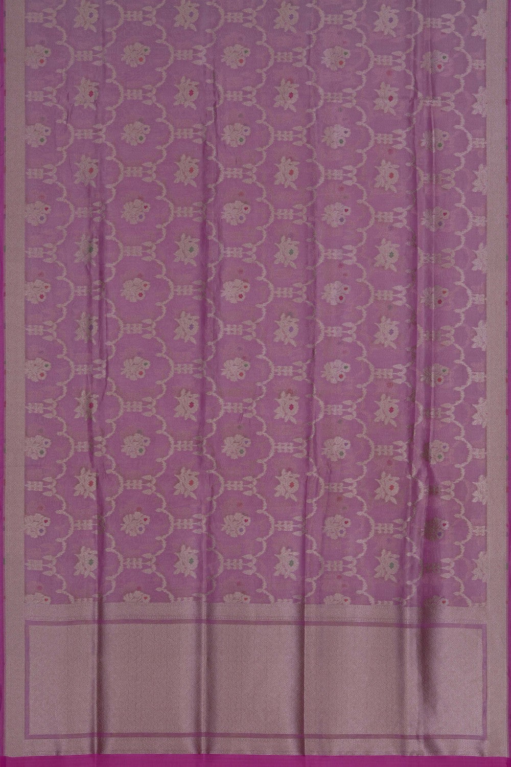 Image of Banarasi Tissue-Kora Saree
