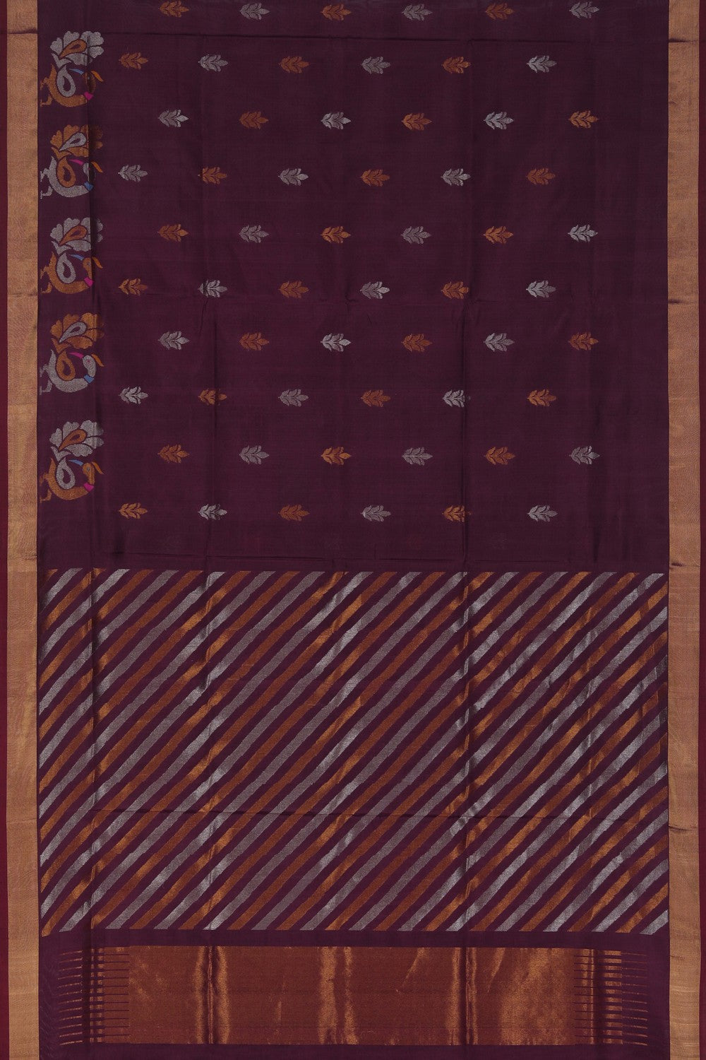 Image of Uppada Silk Purple Saree