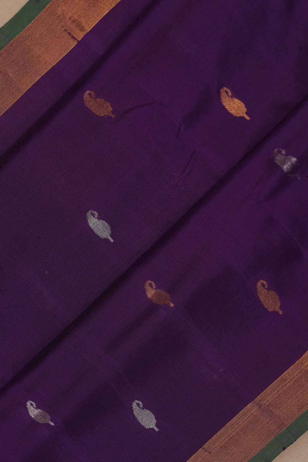 Image of Uppada Silk Purple Saree
