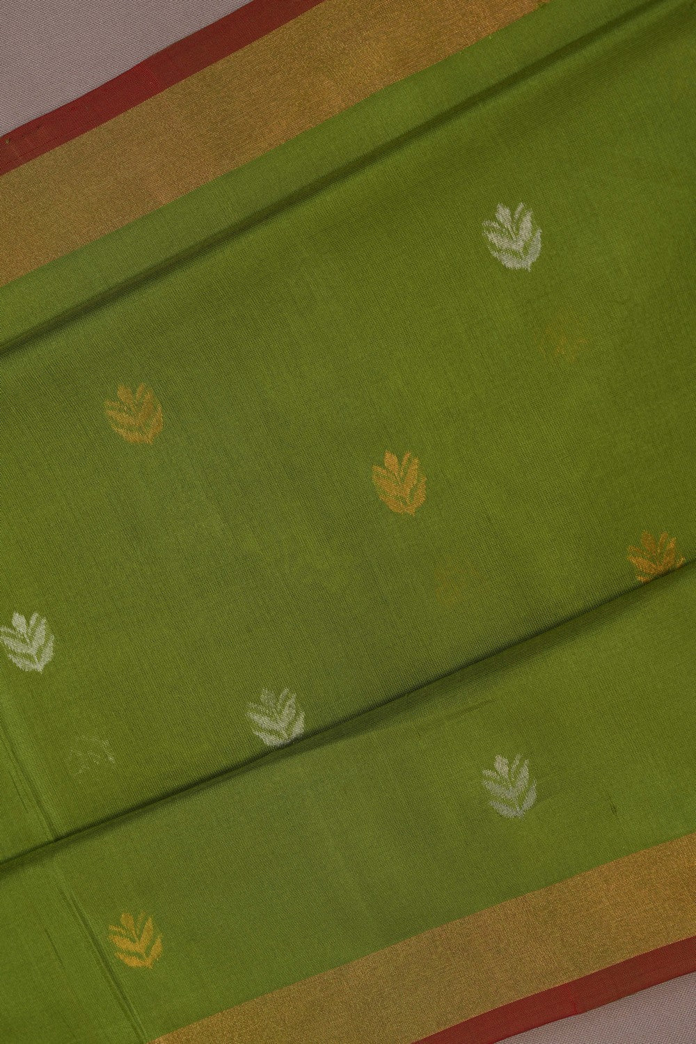 Image of Uppada Silk Green Saree