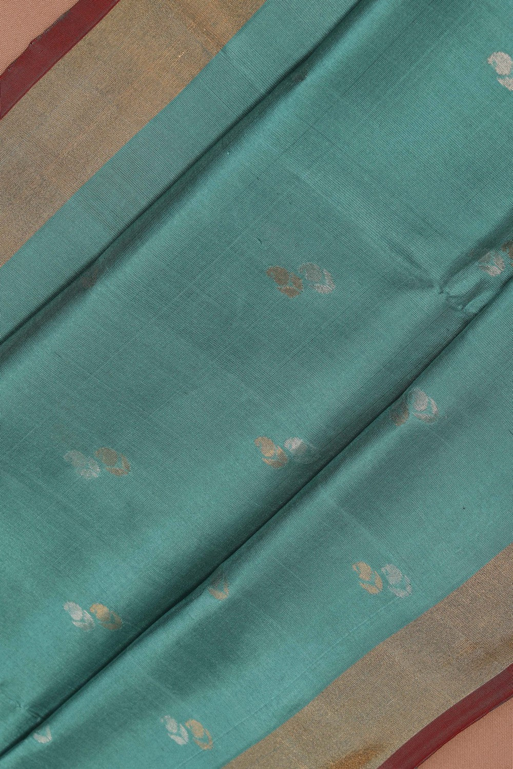 Image of Uppada Silk Green Saree
