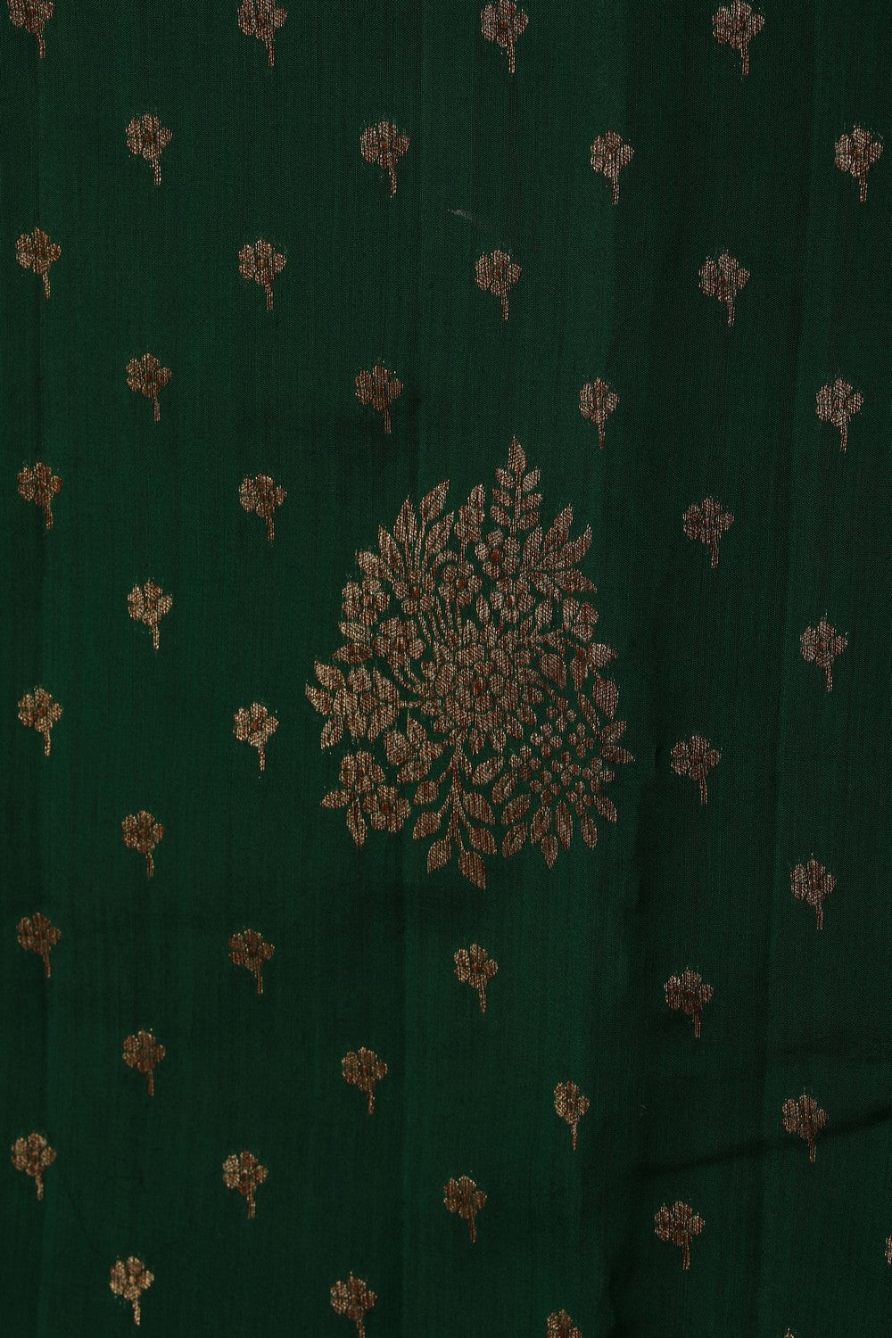 Image of Banarasi Dupion Silk Green Saree