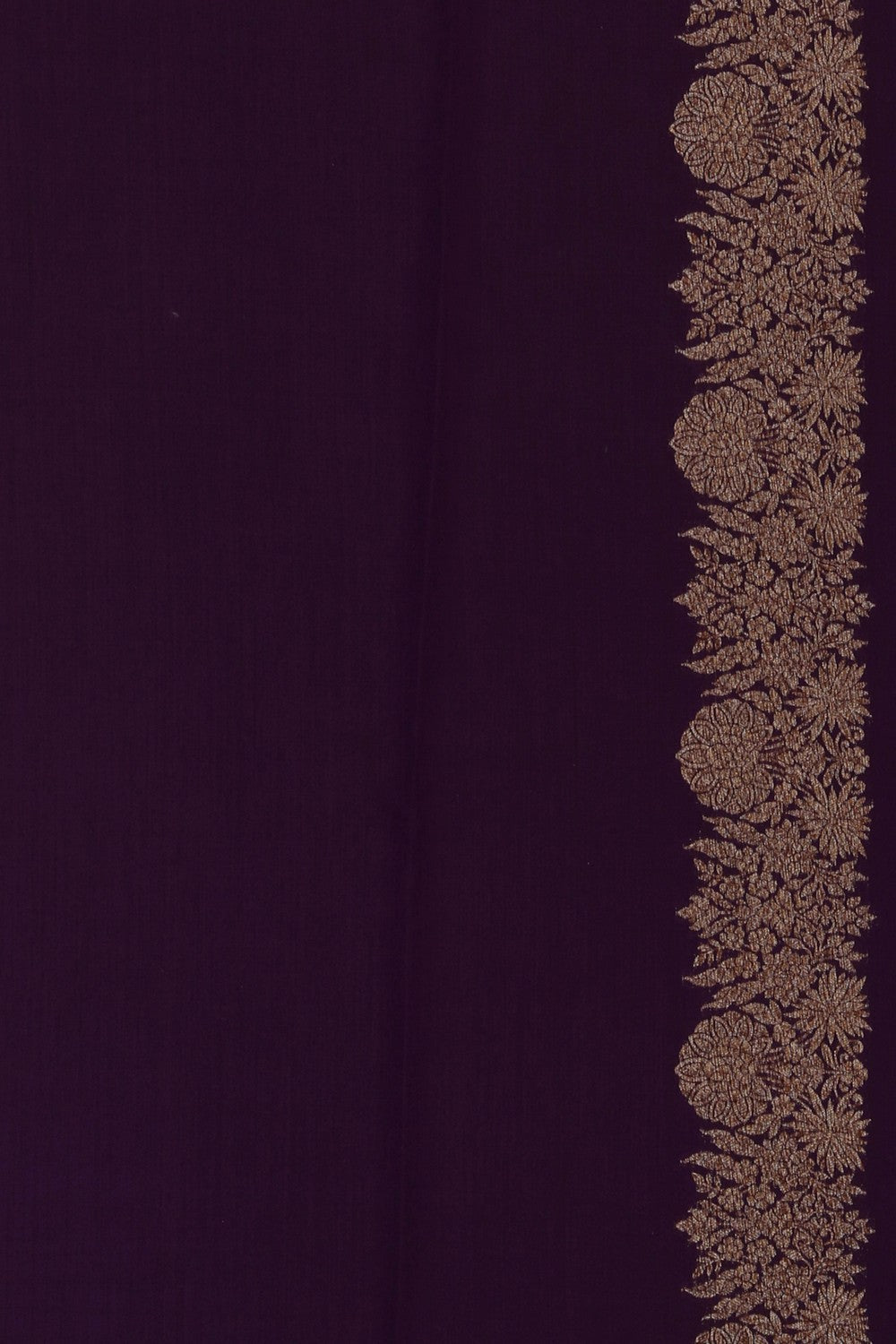 Image of Banarasi Dupion Silk Purple Saree
