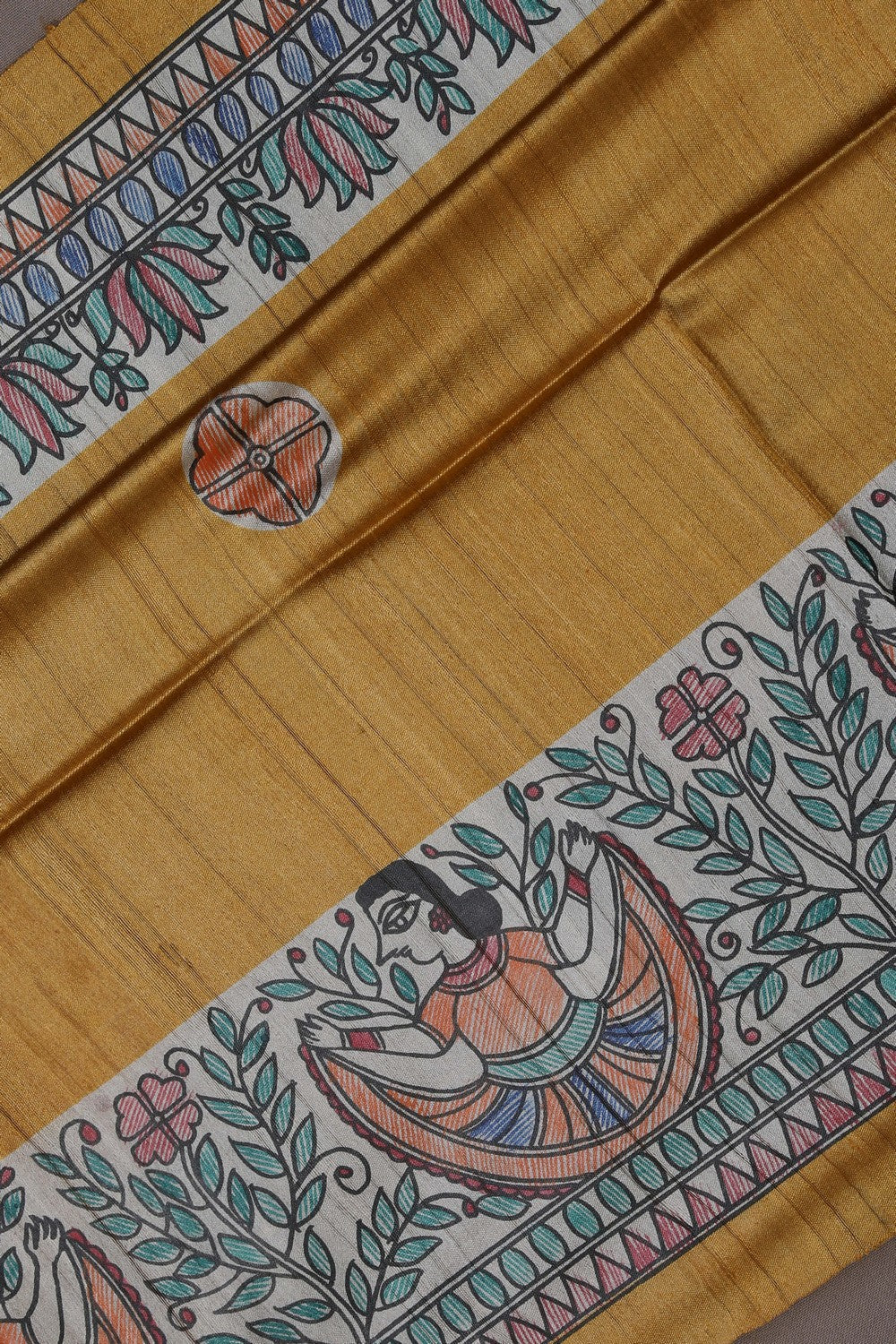 Image of Madhubani Painted Saree