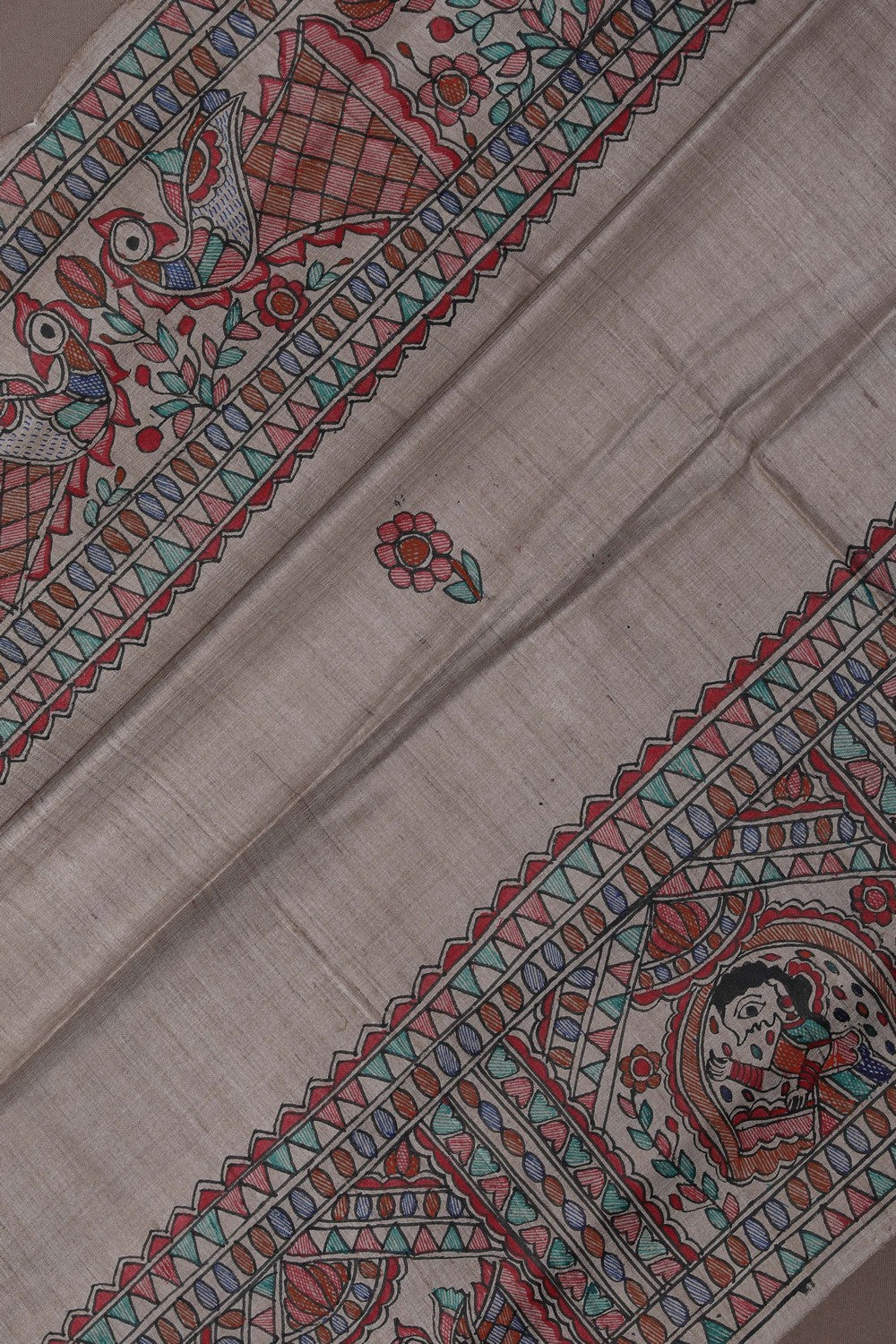 Image of Madhubani Painted Saree