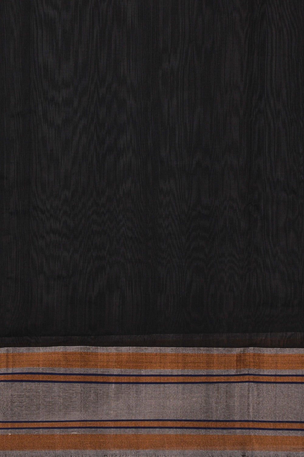 Image of Chanderi Silk Black Saree