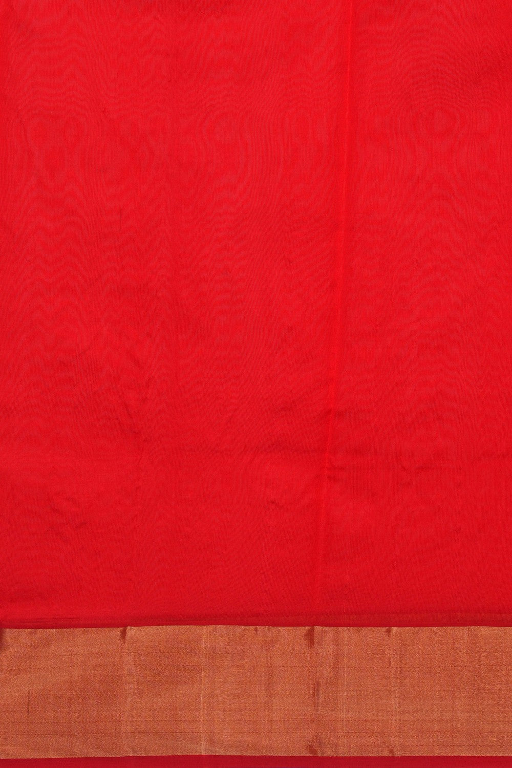 Image of Chanderi Brocade Silk Red Saree