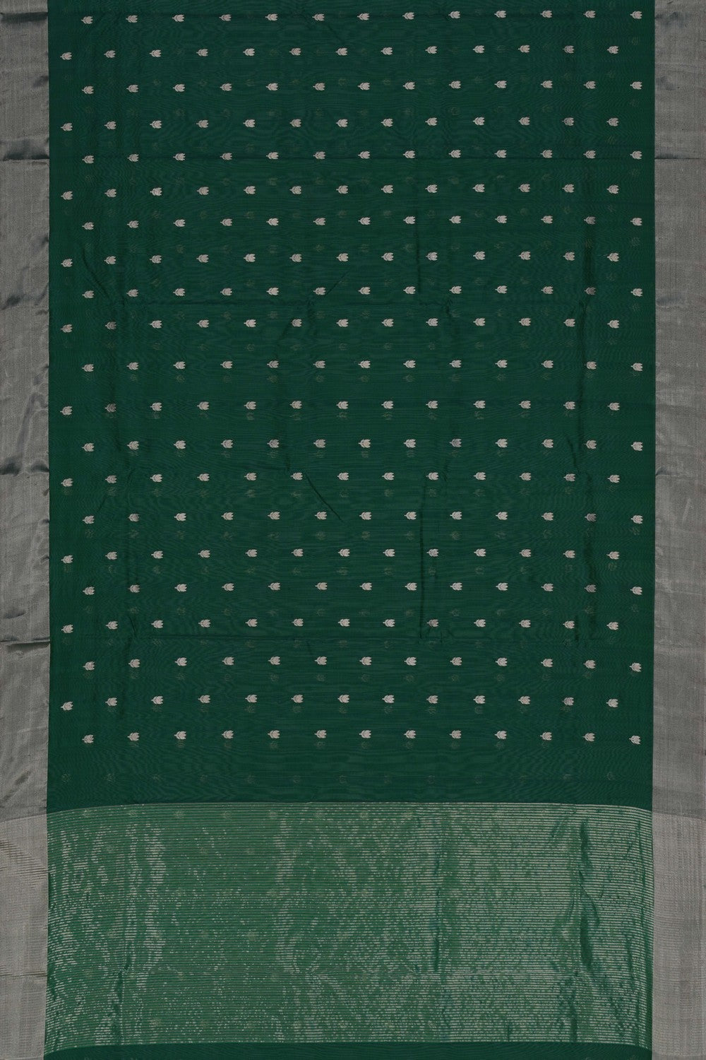 Image of Chanderi Silk Green Saree