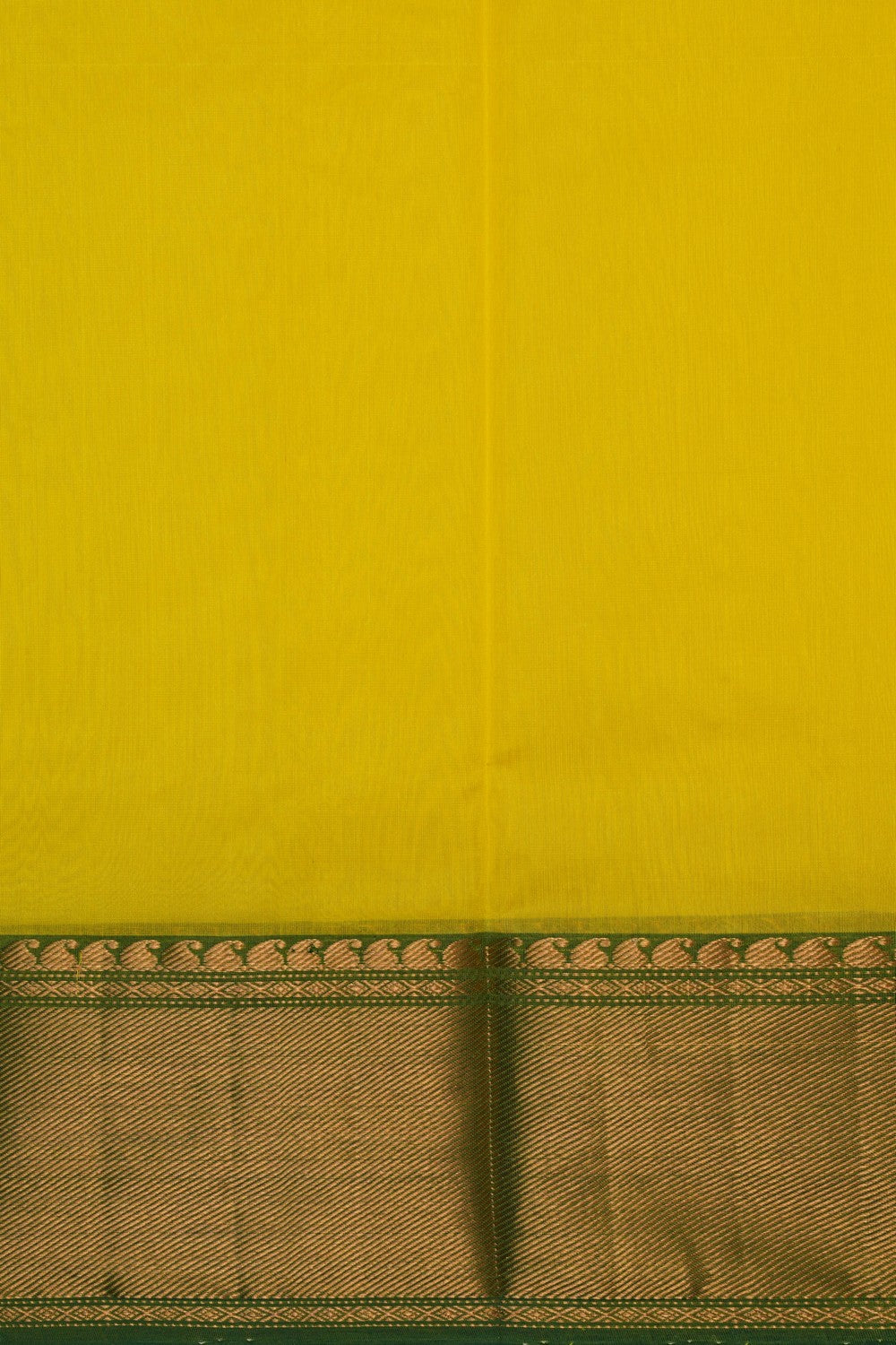 Image of Chanderi Tissue Silk Yellow Saree