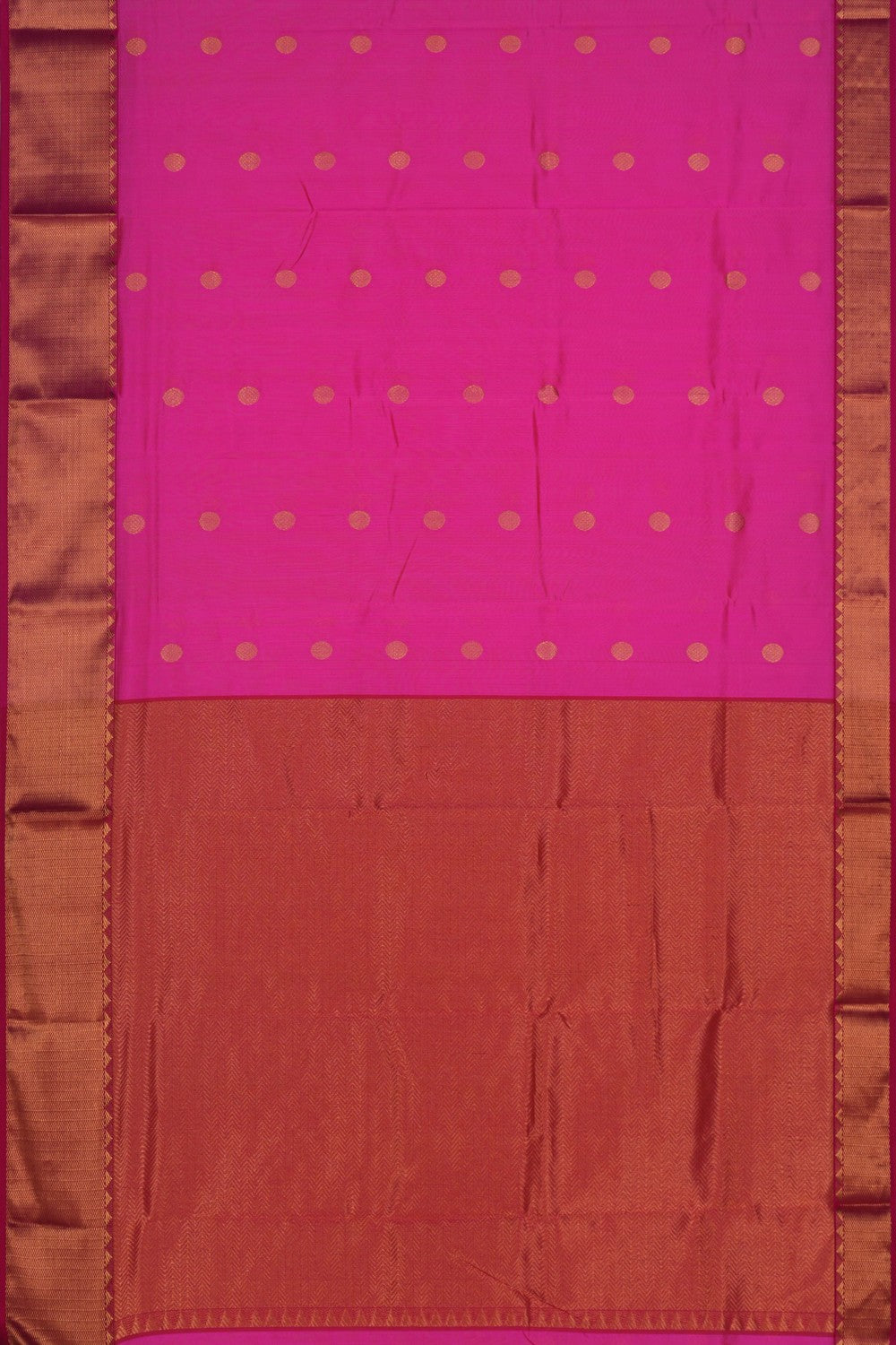 Image of Chanderi Tissue Silk Pink Saree