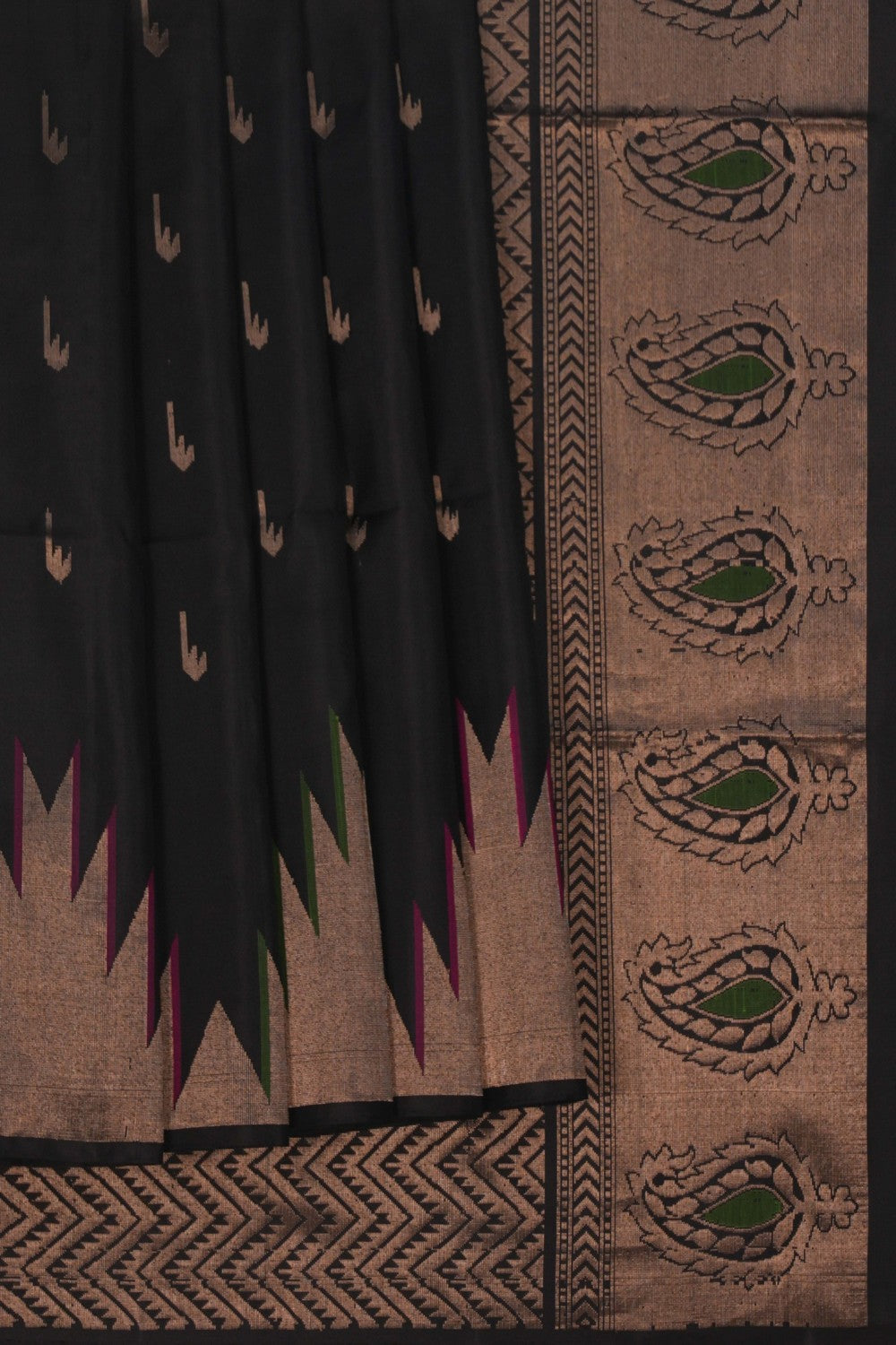 Image of South Silk Black Saree