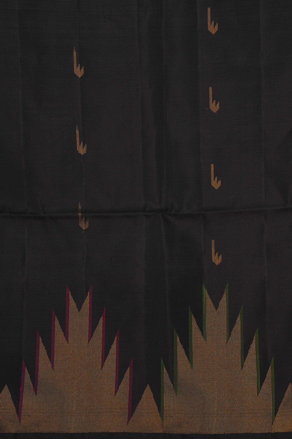 Image of South Silk Black Saree