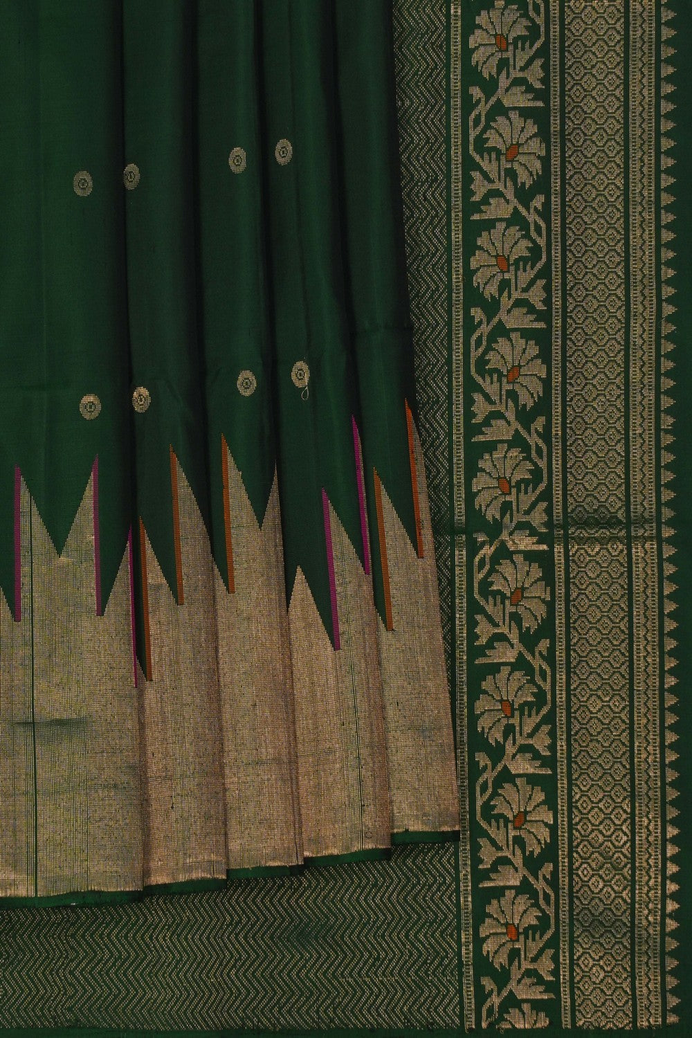 Image of South Silk Green Saree