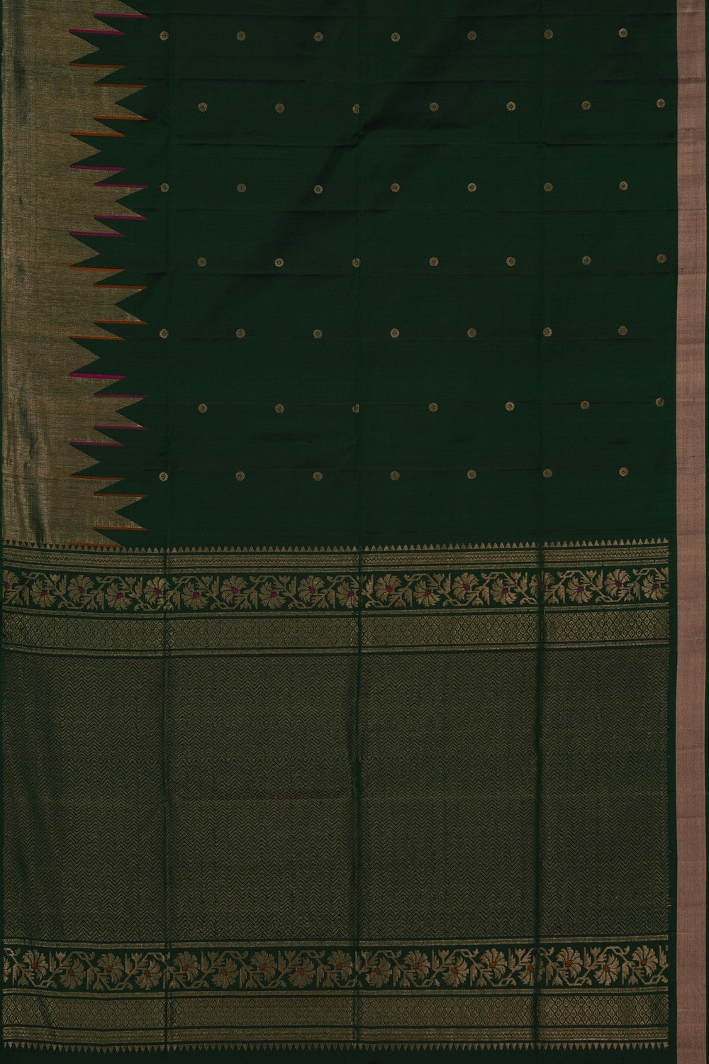 Image of South Silk Green Saree