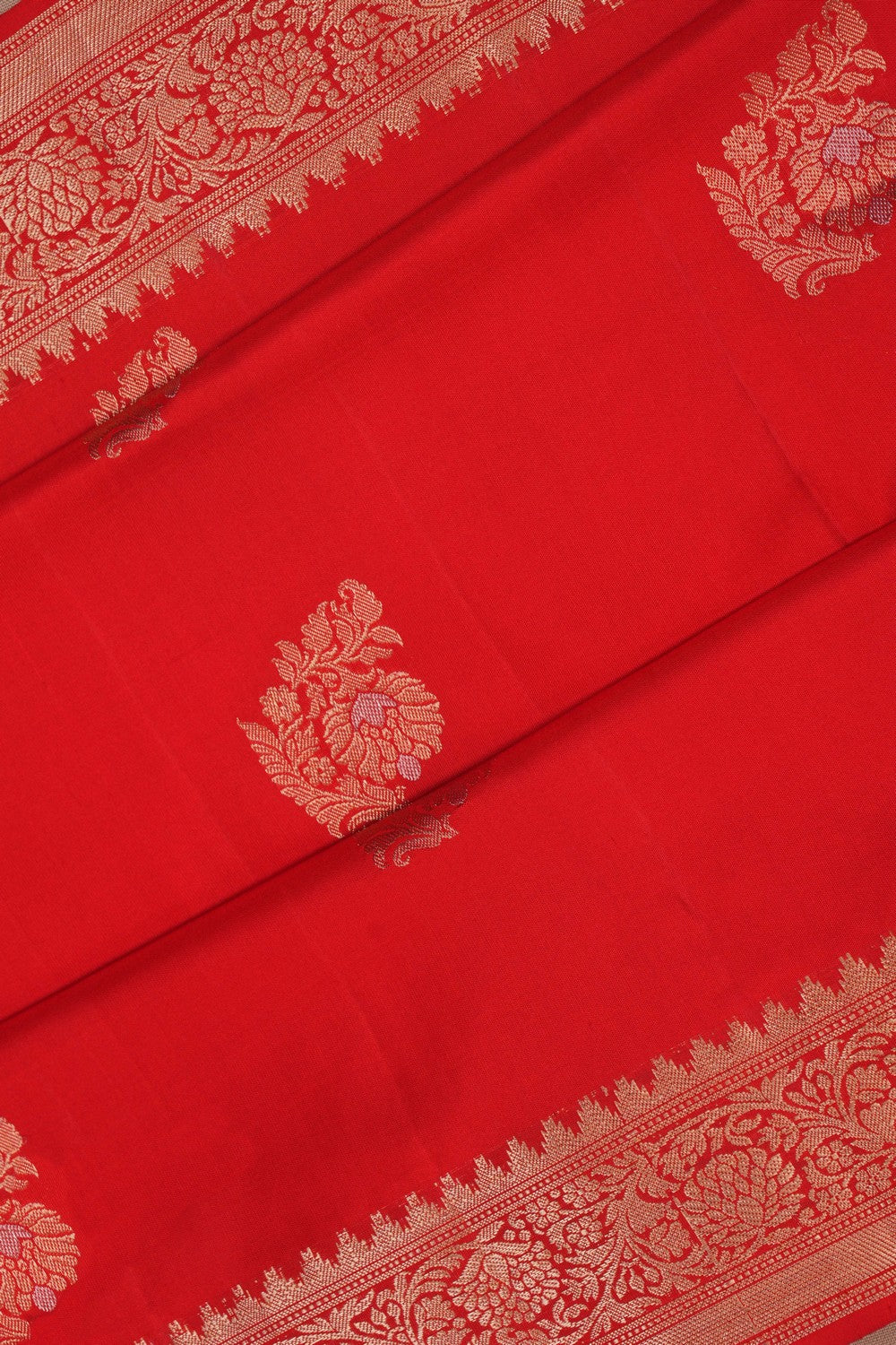 Image of South Silk Red Saree