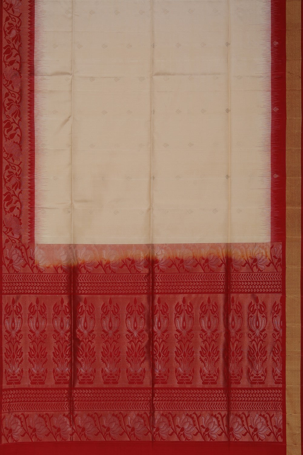 Image of South Silk Cream Saree