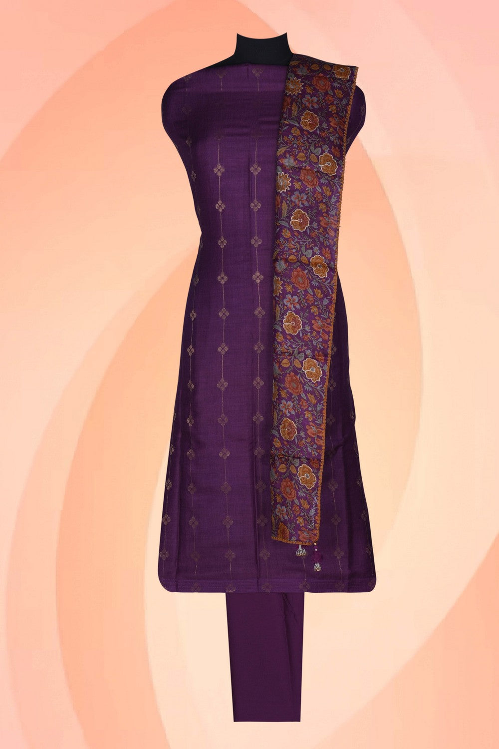 Image of Unstitched Suit Set Fabric (3 Pcs Set)