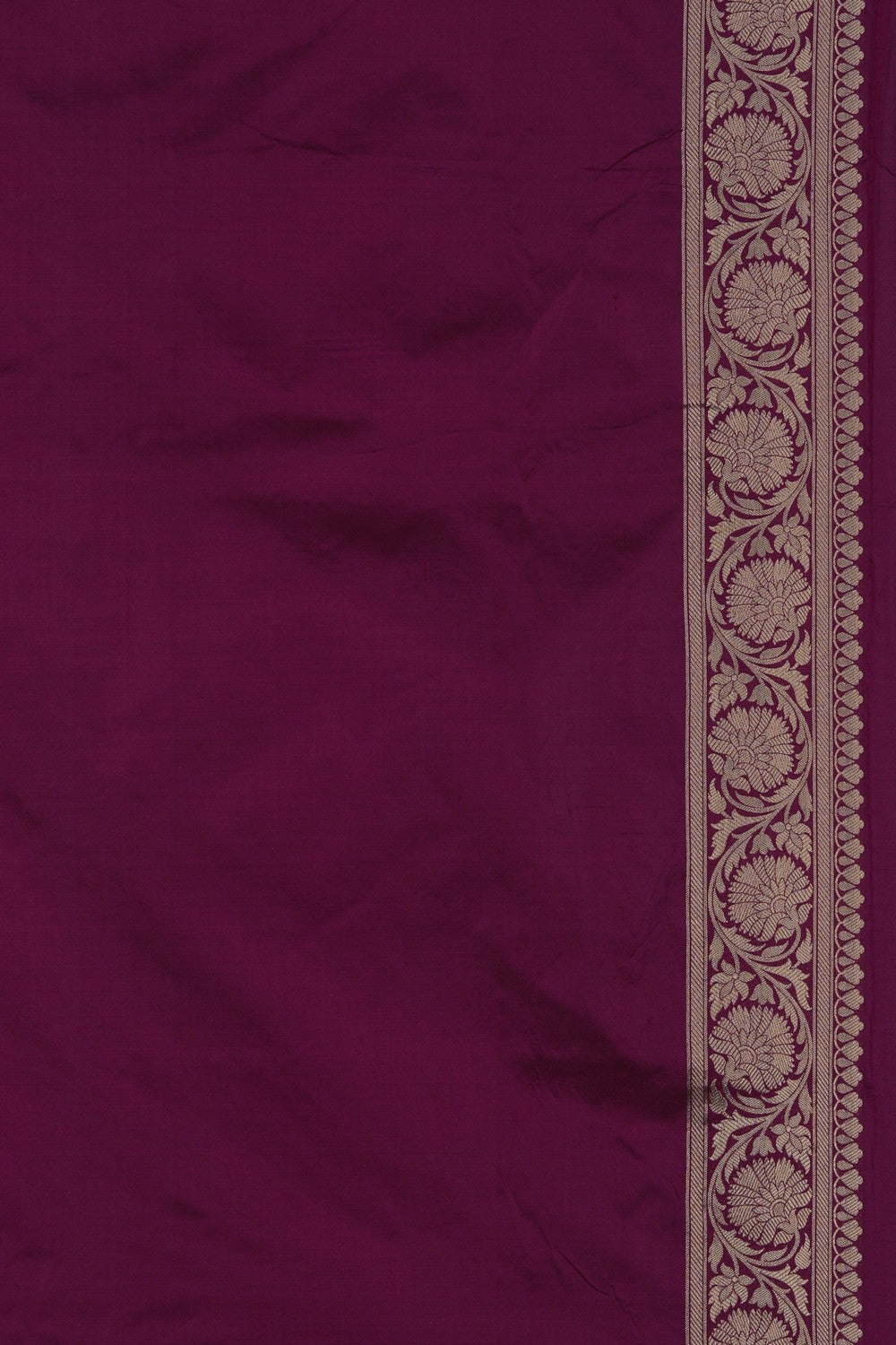 Image of Banarasi Brocade Silk Purple Saree