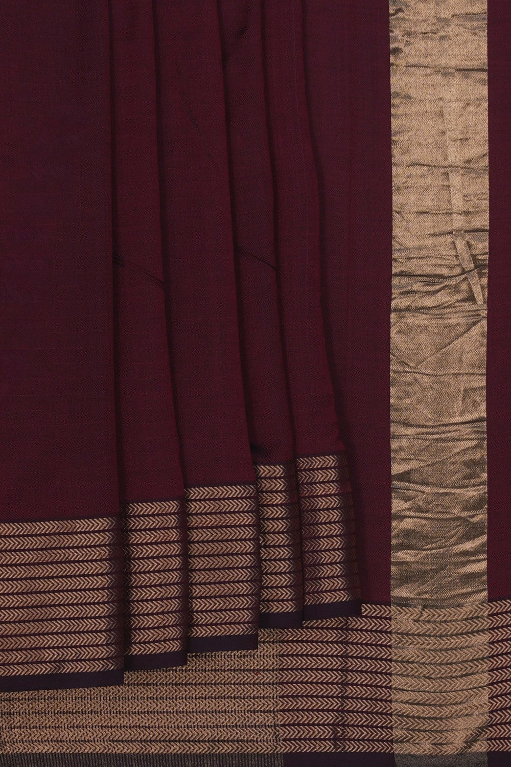 Image of Maheshwari Maroon Saree