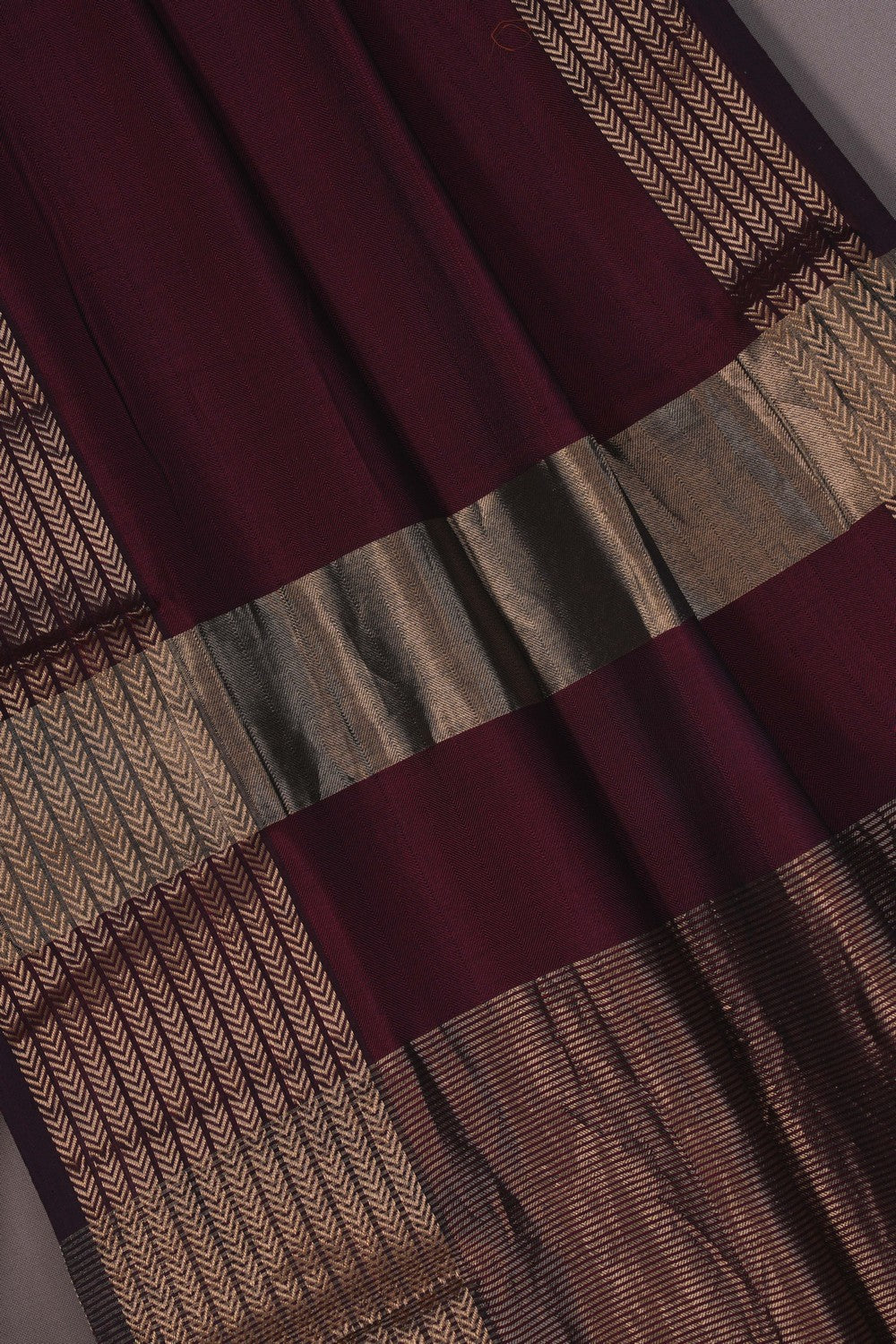 Image of Maheshwari Maroon Saree