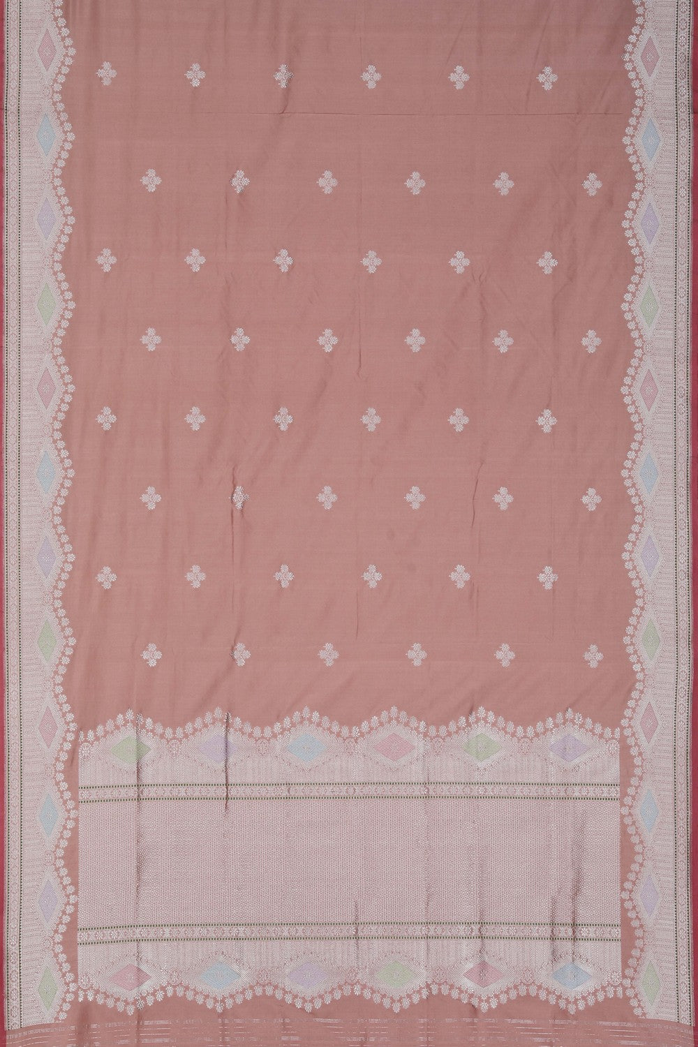 Image of Banarasi Silk Light Pink Saree