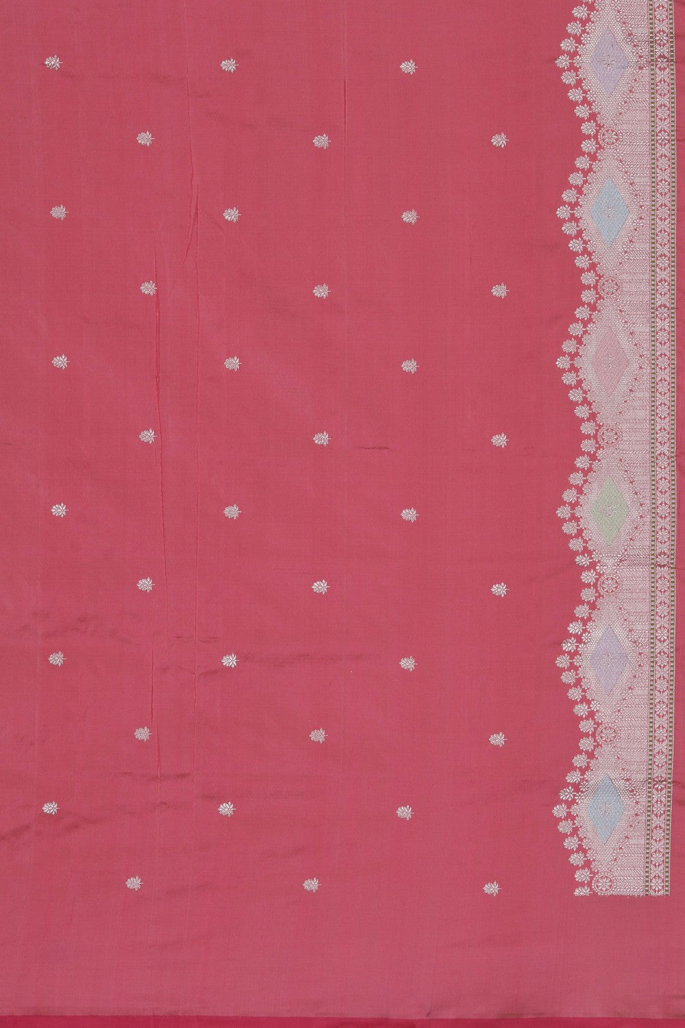 Image of Banarasi Silk Light Pink Saree